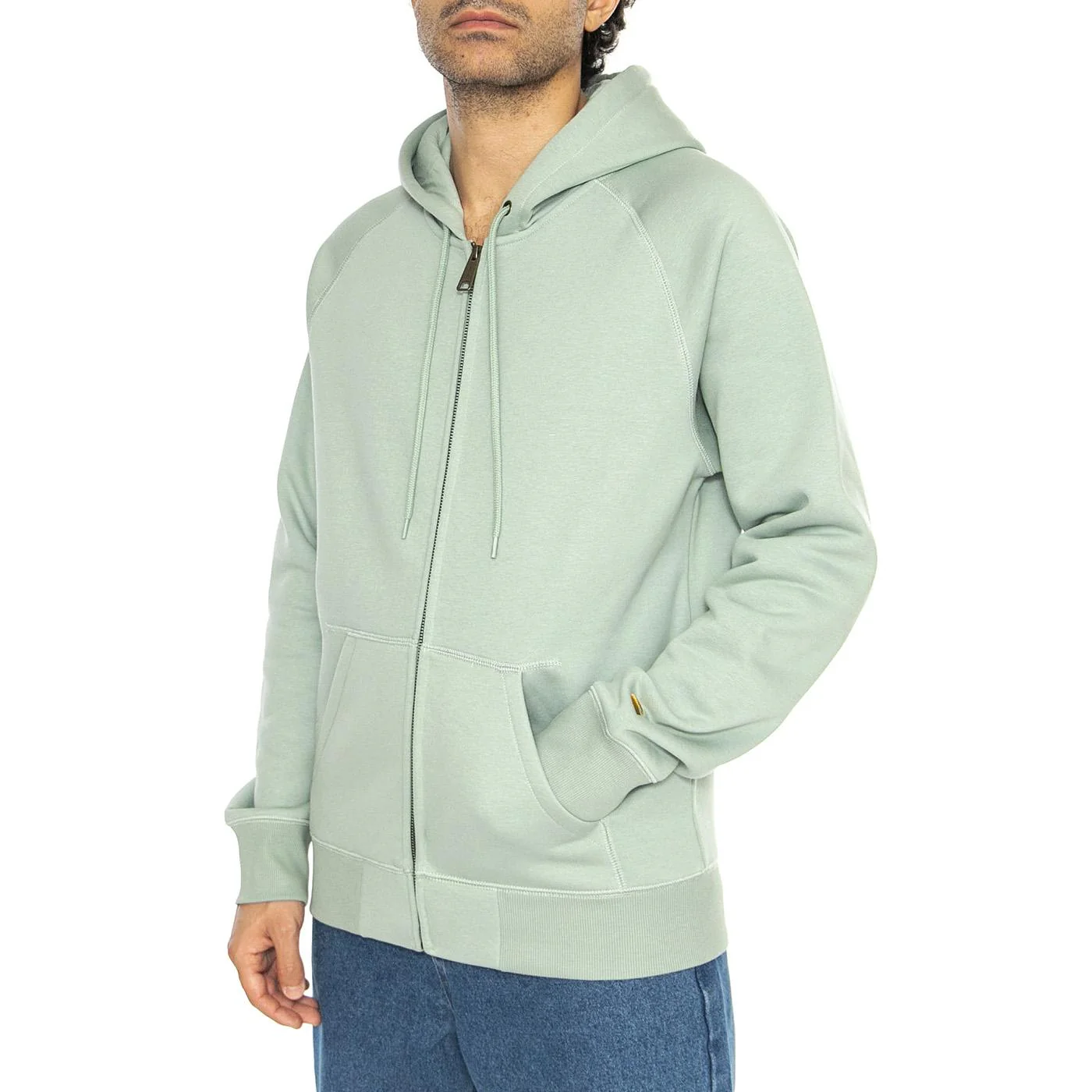 Hooded Chase Jacket Frosted Green / Gold