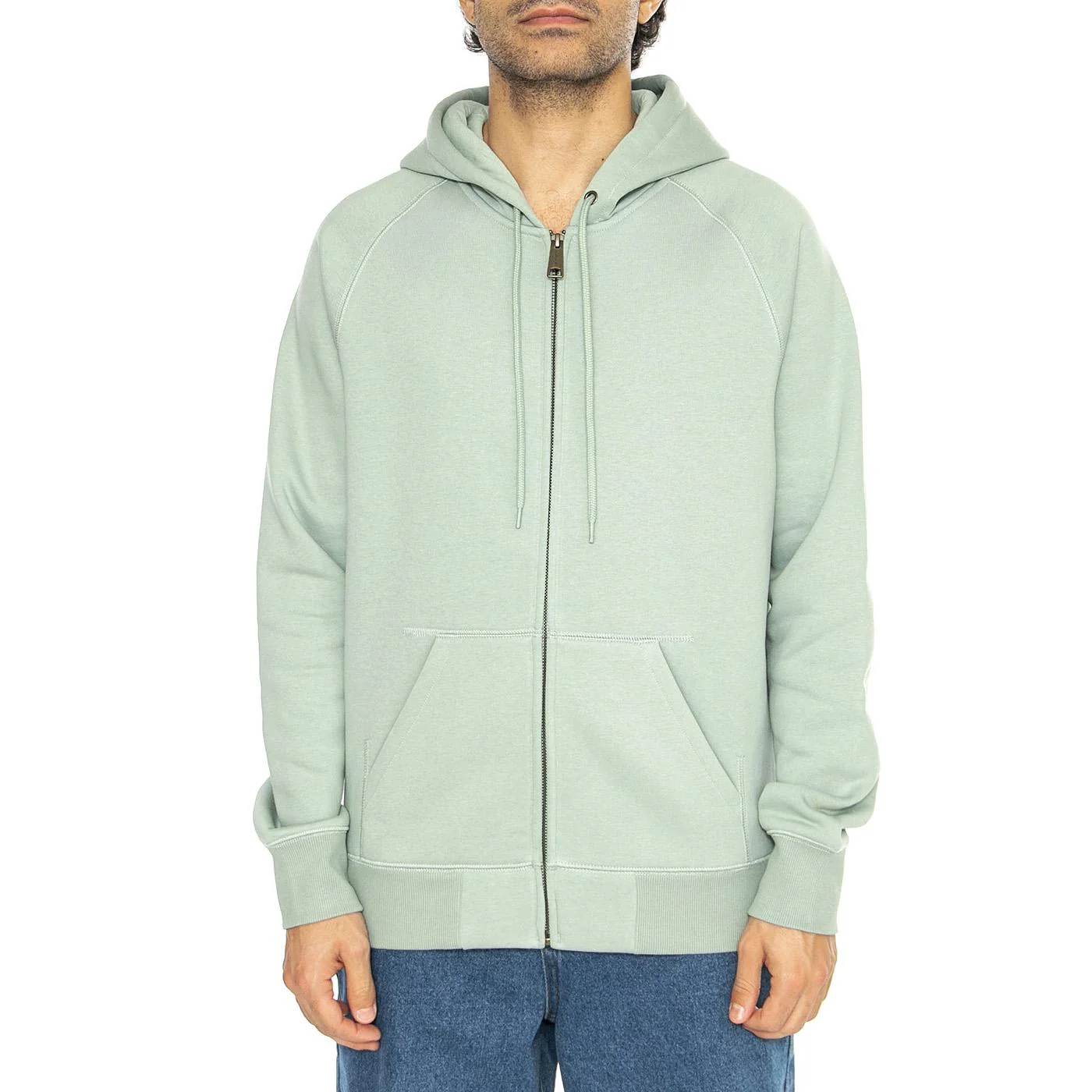 Hooded Chase Jacket Frosted Green / Gold - Image 2