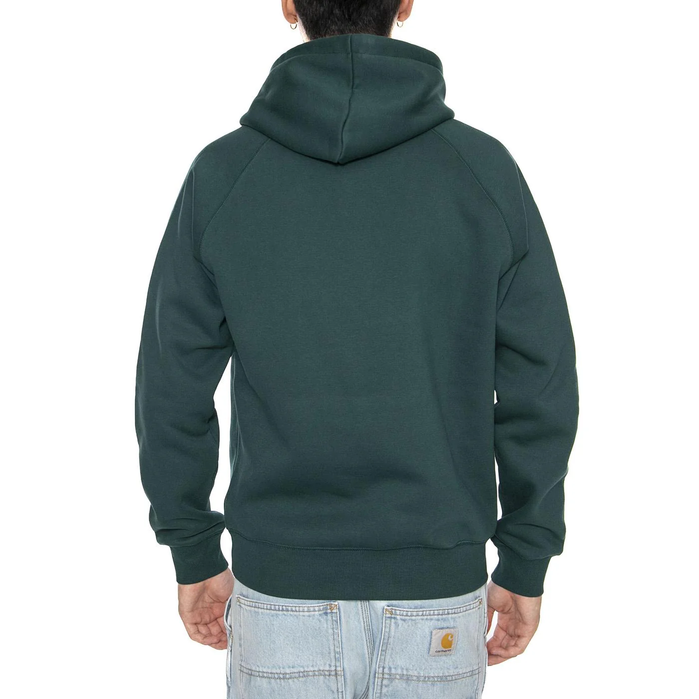 Hooded Chase Sweat Dark Fir / Gold - Image 4