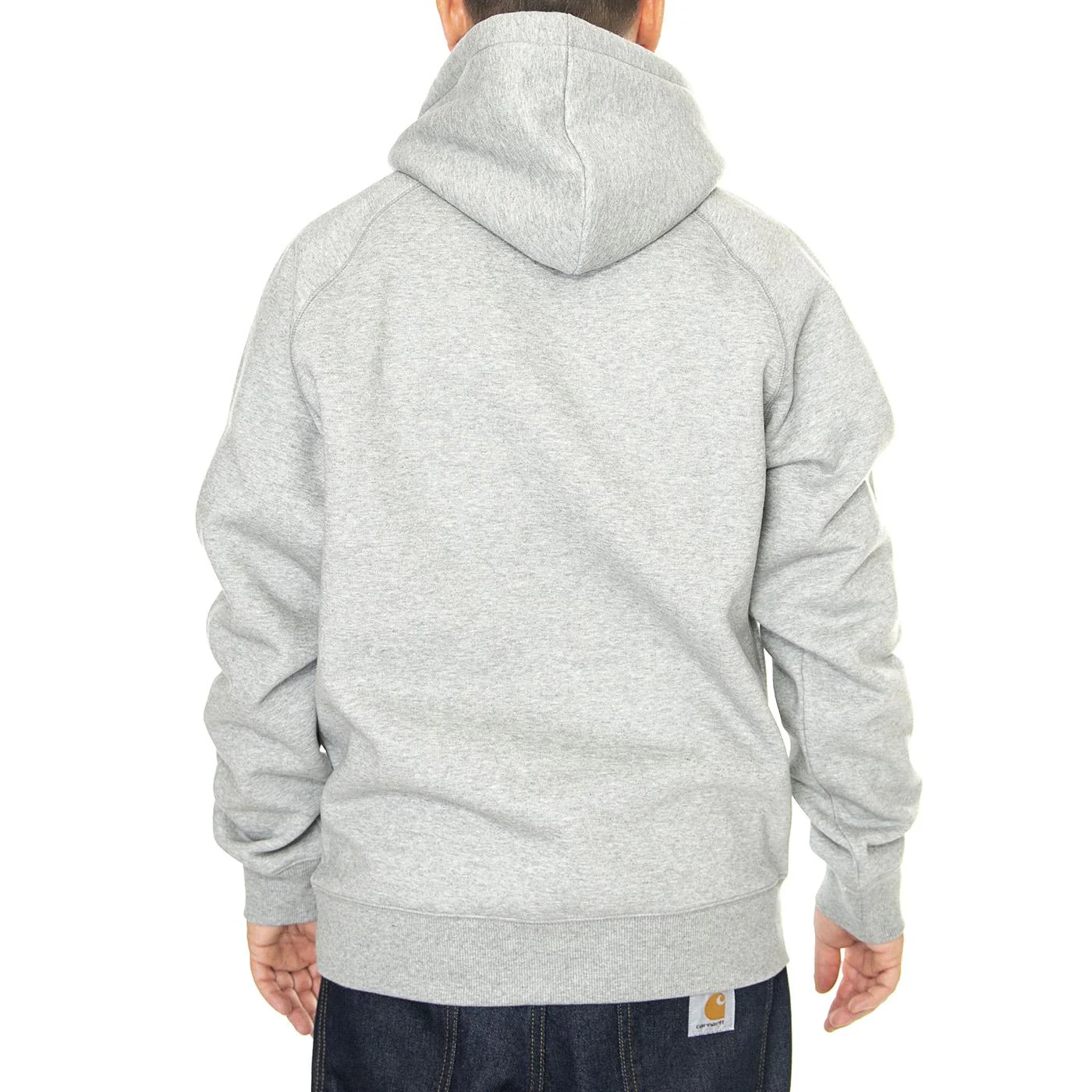 Hooded Chase Sweat Grey Heather / Gold - Image 3