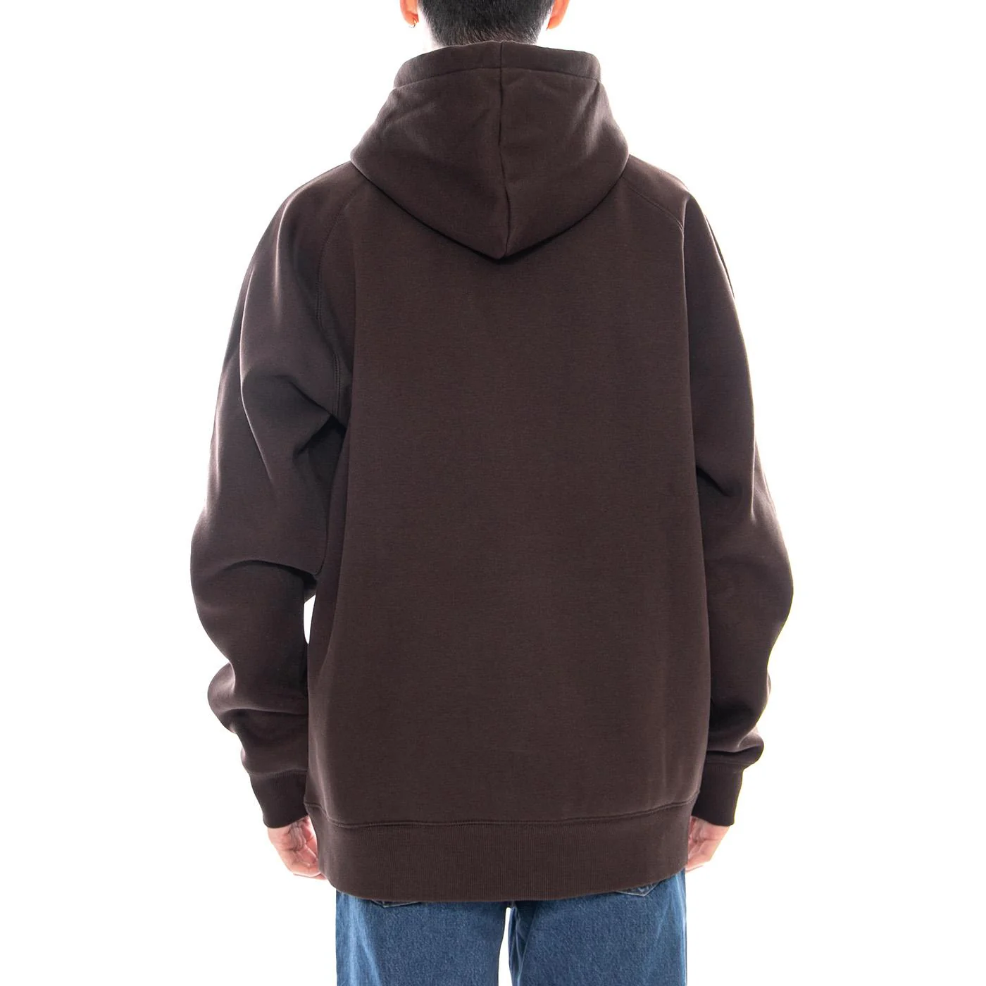 Hooded Chase Sweat Tobacco / Gold - Men's Hoodie Brown Men's CARHARTT WIP - Image 3