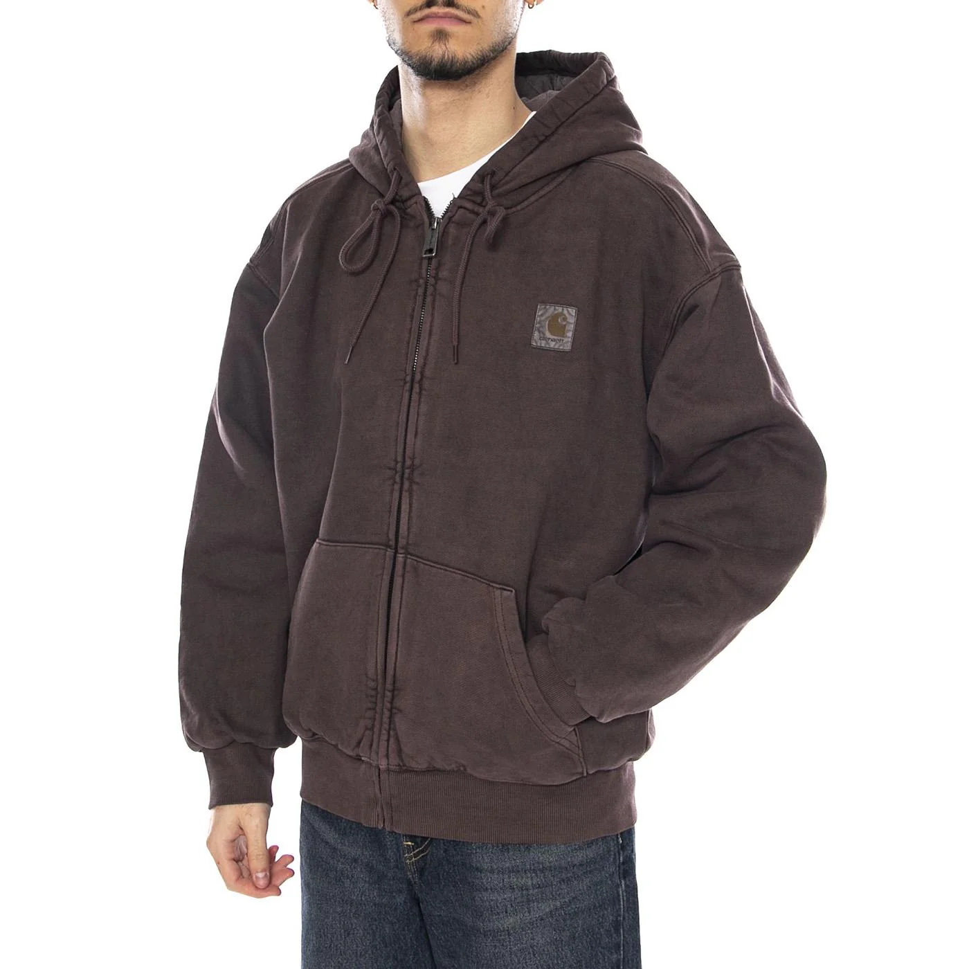Hooded Vista Jacket -- Men's Palisander Brown Hooded Jacket CARHARTT WIP