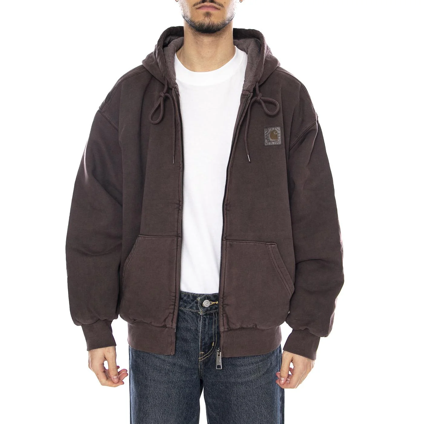 Hooded Vista Jacket -- Men's Palisander Brown Hooded Jacket CARHARTT WIP - Image 2