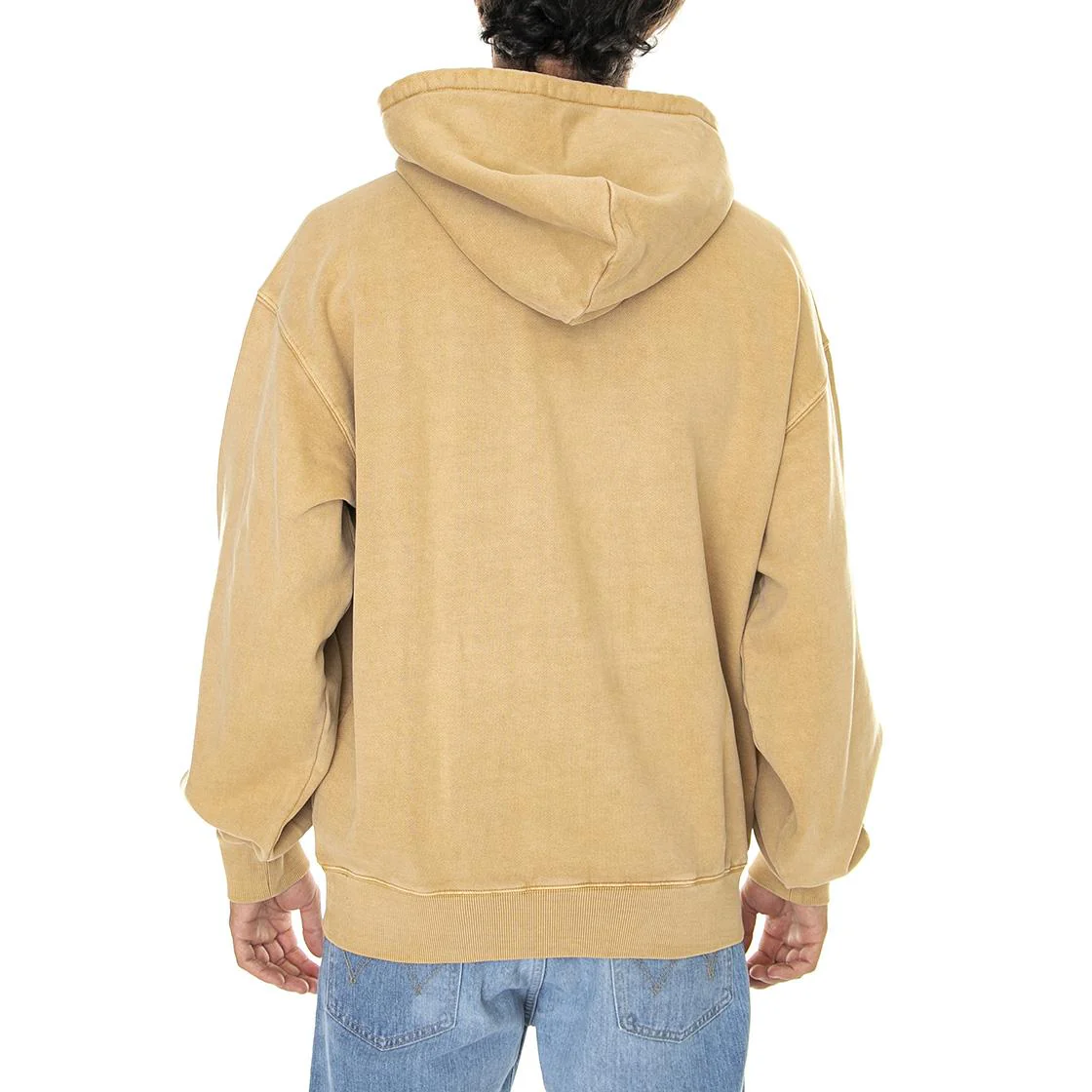 Hooded Vista Sweat Dusty H Brown garment dyed - Image 3