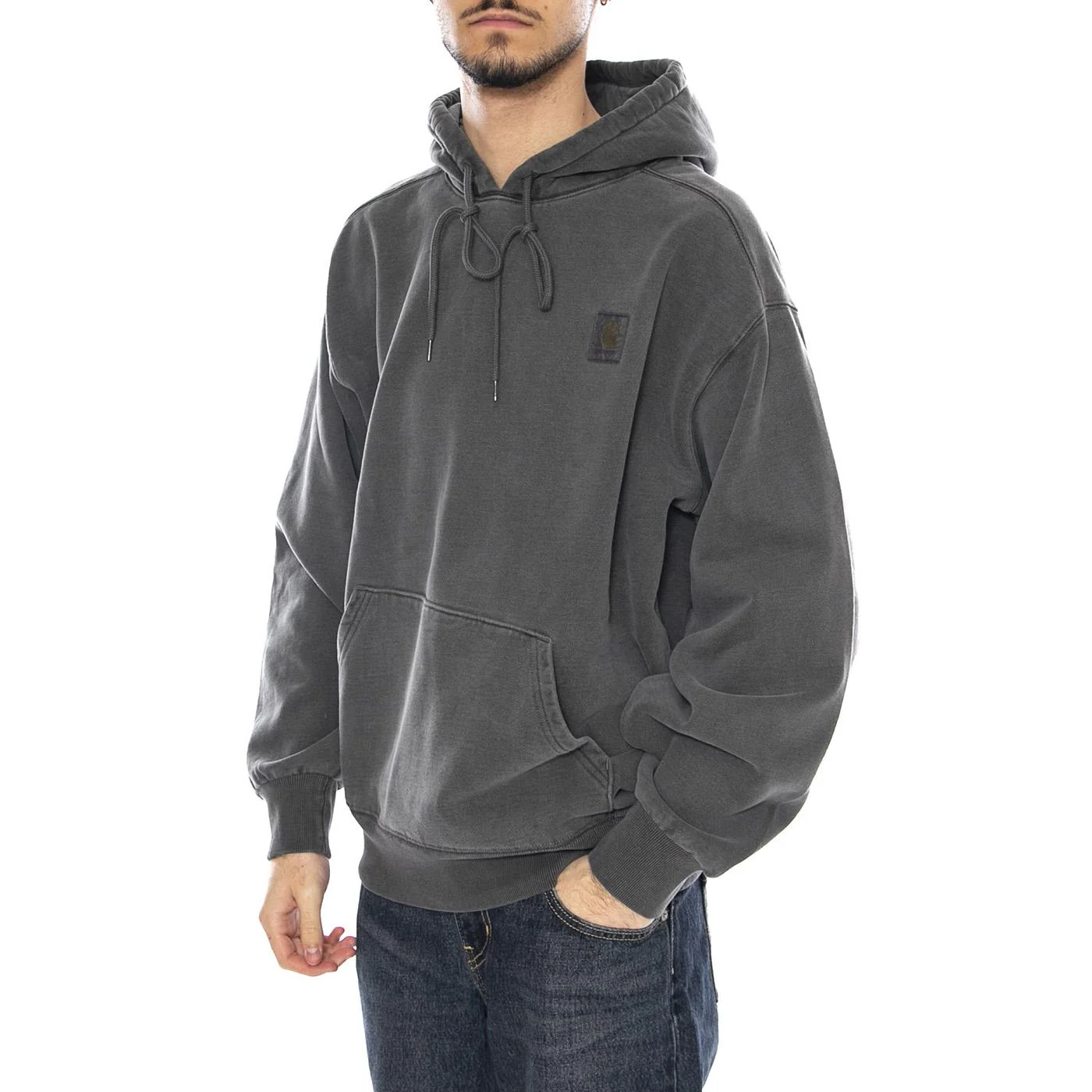 Hooded Vista Sweat -- Black Men's Hoodie CARHARTT WIP