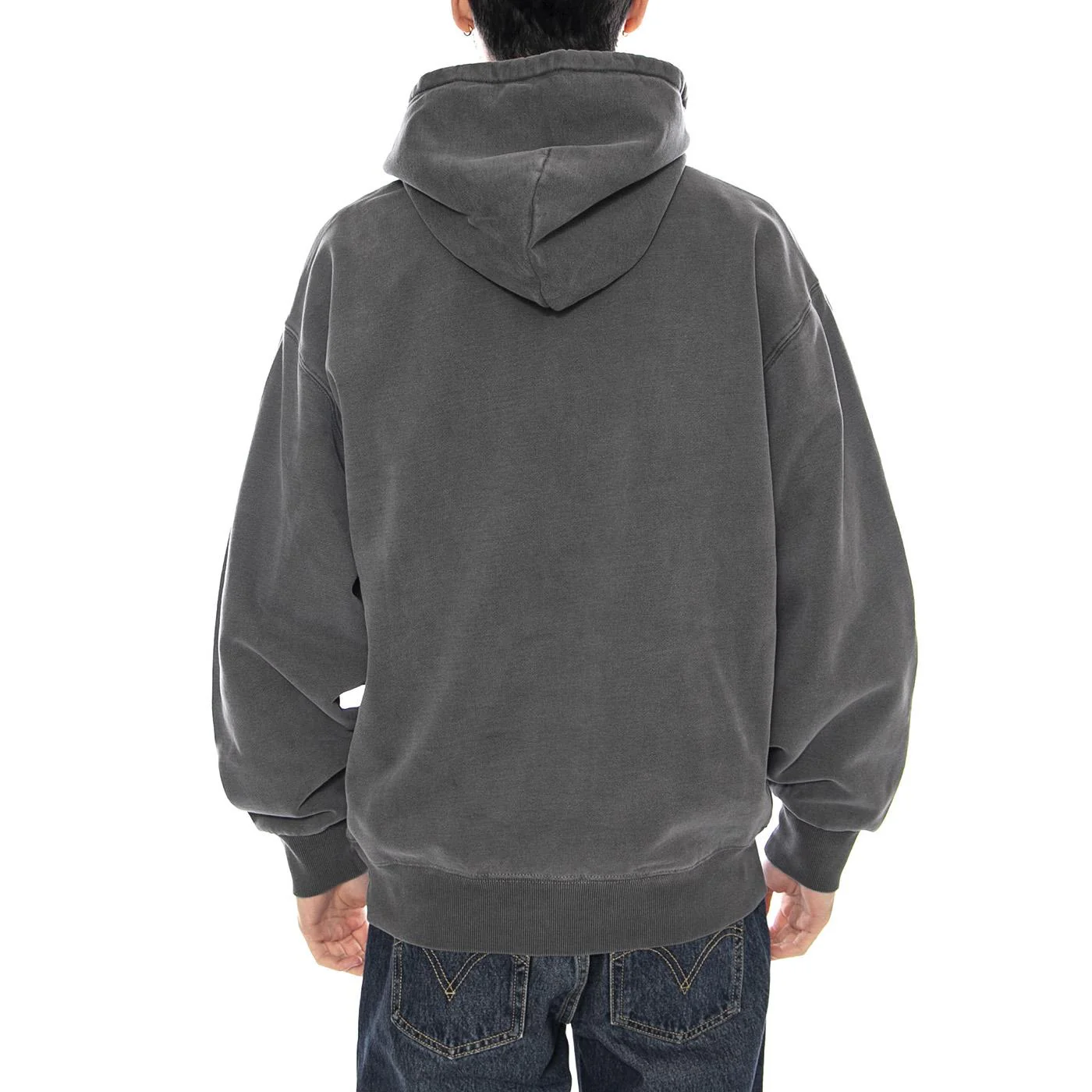 Hooded Vista Sweat -- Black Men's Hoodie CARHARTT WIP - Image 3