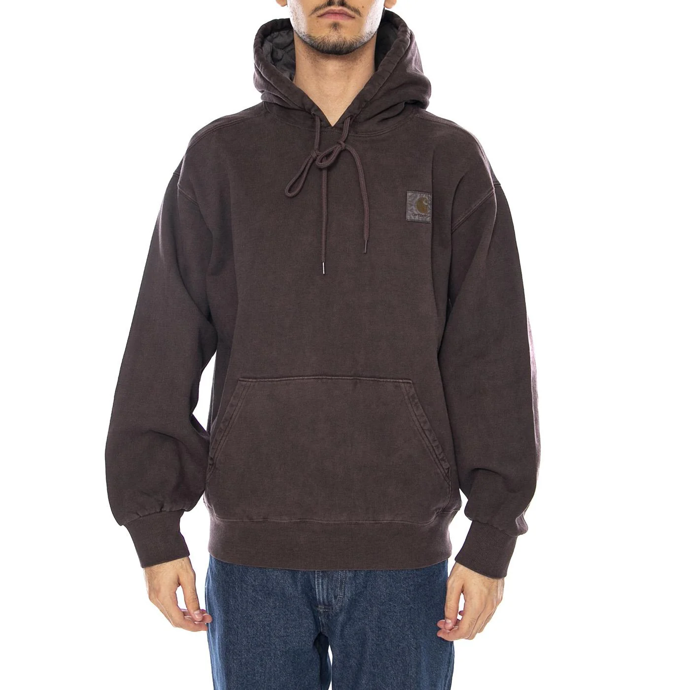 Hooded Vista Sweat Palisander - Men's Hoodie Brown Men's CARHARTT WIP - Image 2