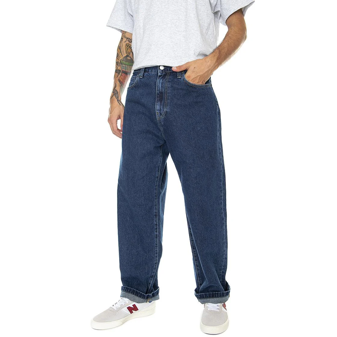 Landon Pant Blue stone washed