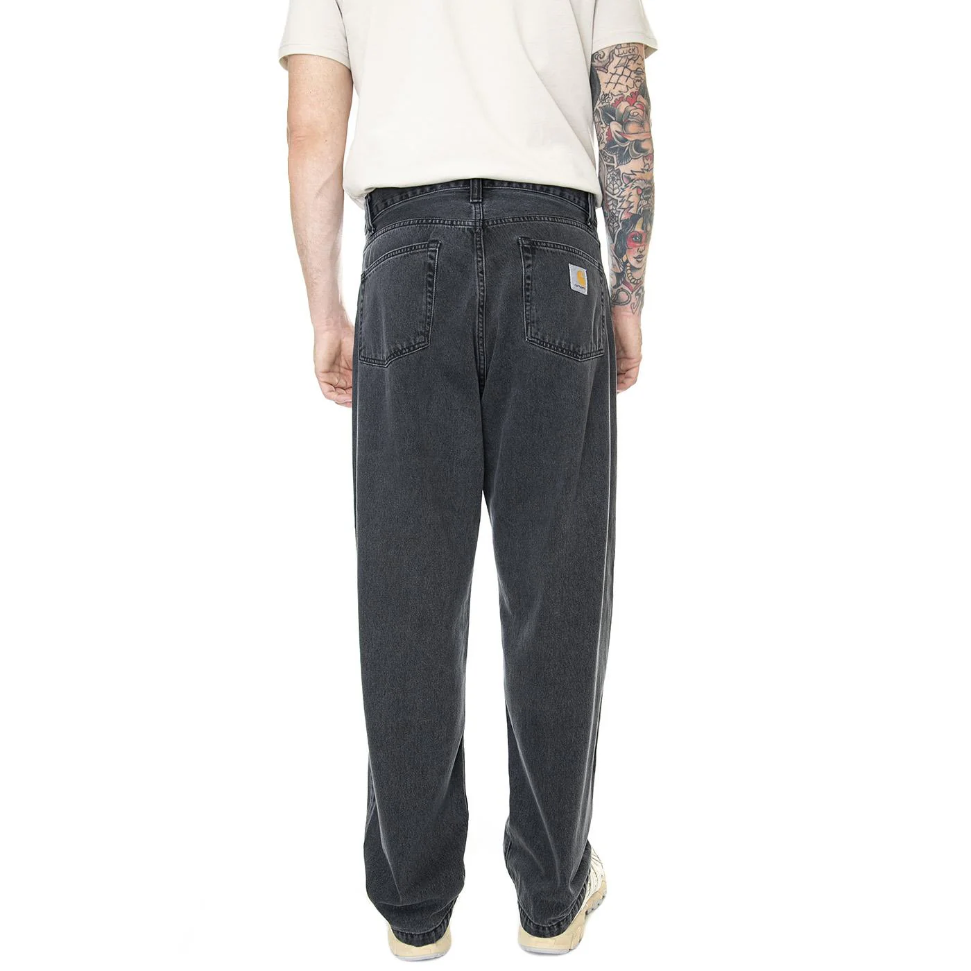 London Pant Black Heavy Stone Wash - Image 3
