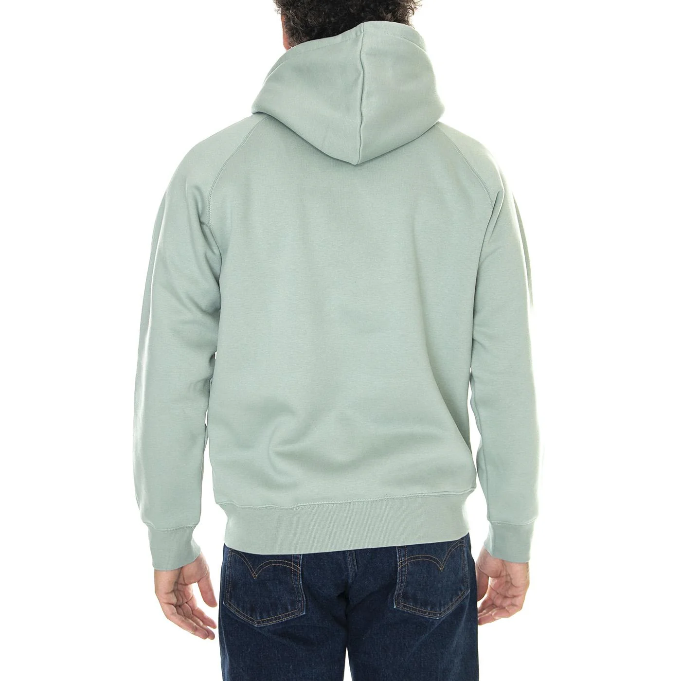 M' Hooded Chase Sweat Glassy Teal / Gold - Image 3
