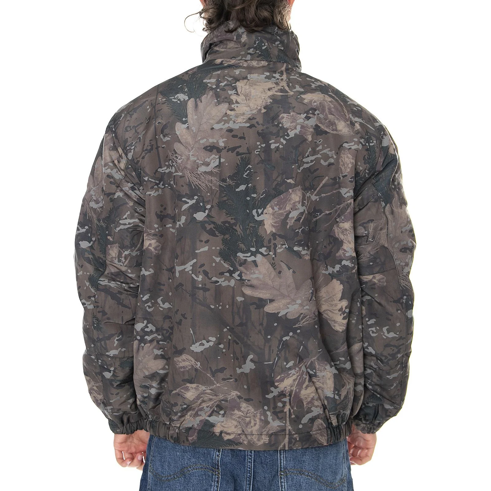 Mens Denby Camo Combi / Safety Orange Reversible Jacket - Image 3
