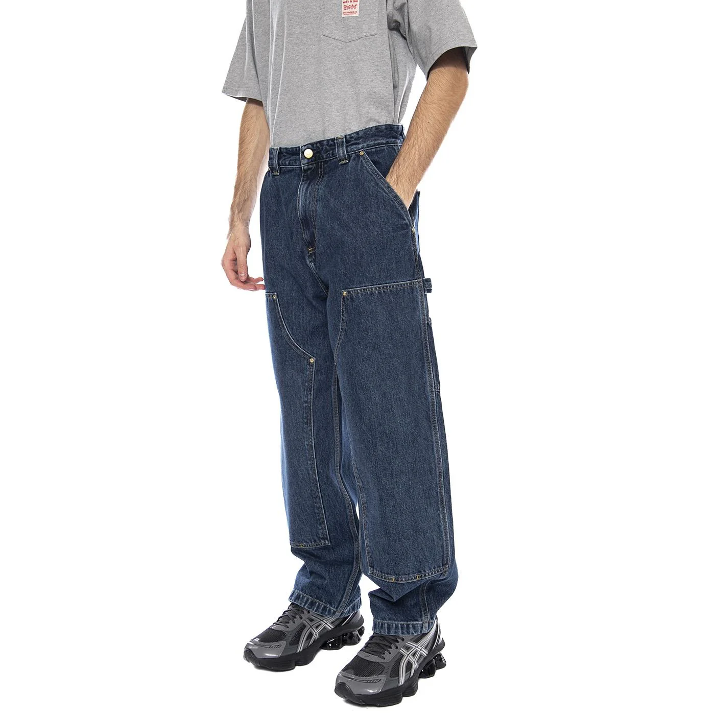 Nash Double Knee Pant -- Men's Pants Blue Men's CARHARTT WIP