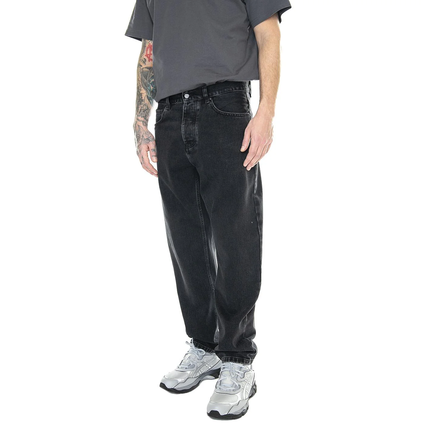 Newel Pant Black /stone washed