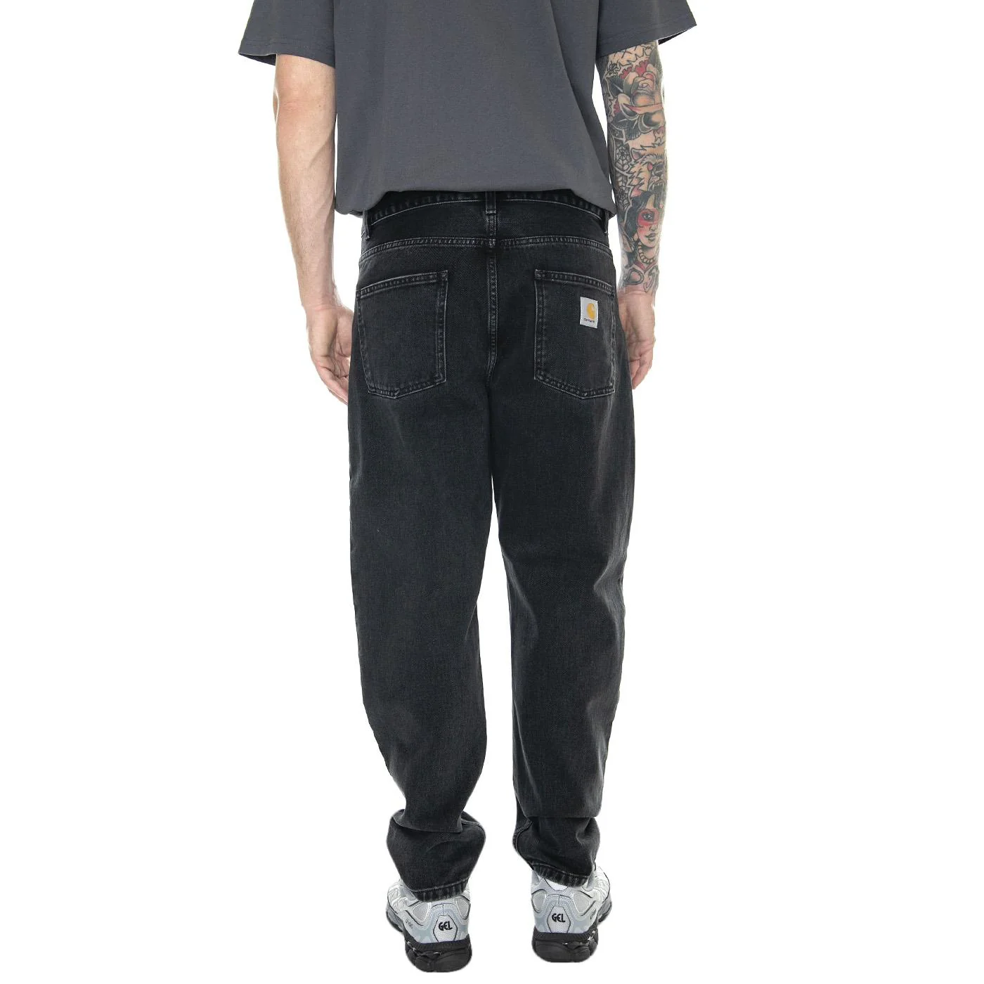 Newel Pant Black /stone washed - Image 3