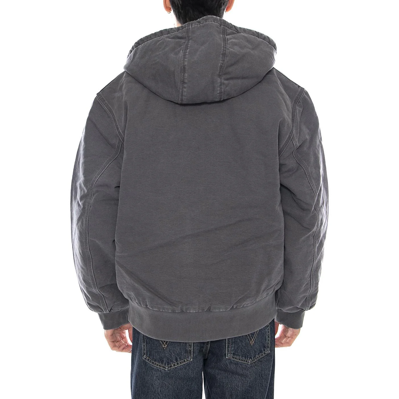 OG Active Jacket Graphite -- Men's Hooded Jacket Grey Men's CARHARTT WIP - Image 3