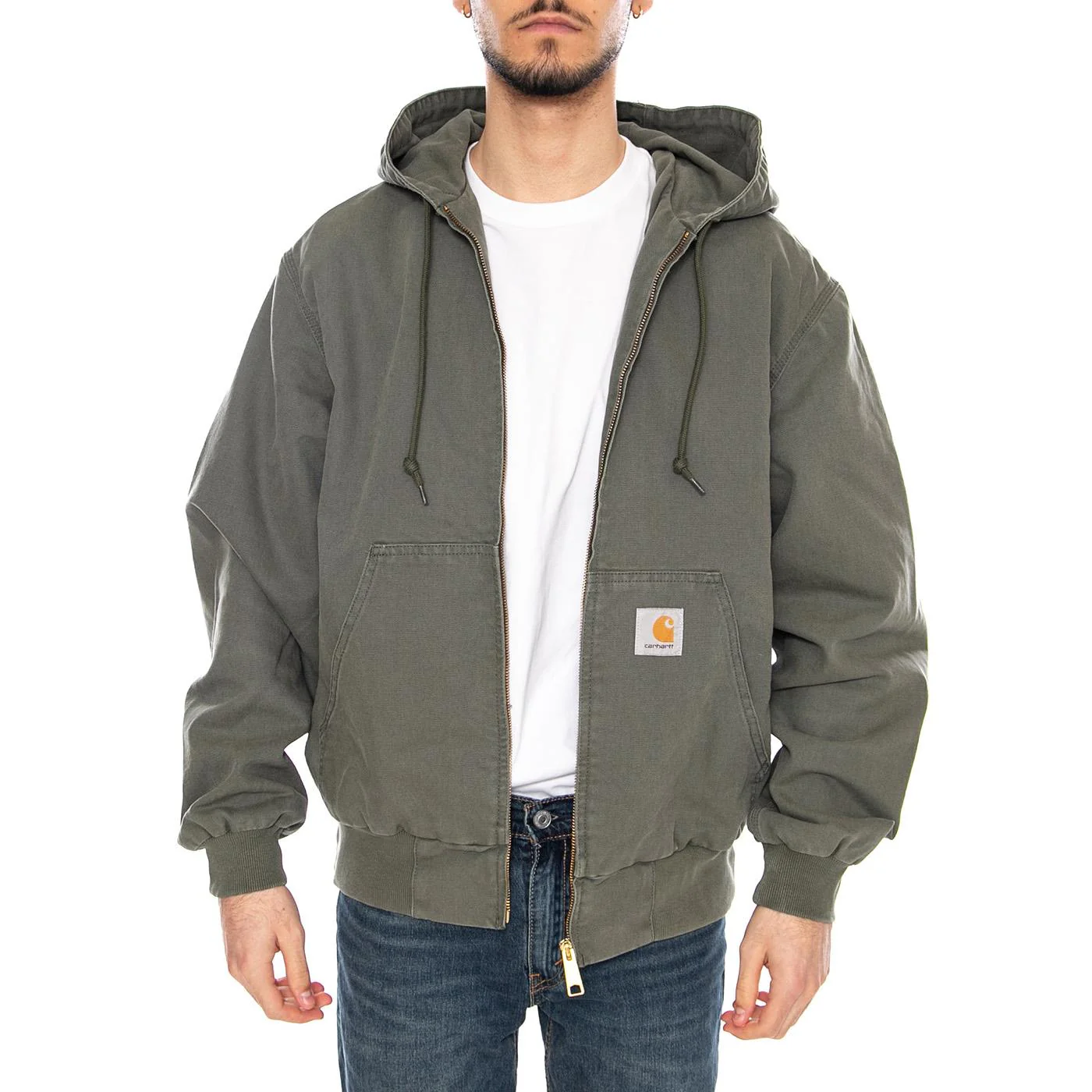 OG Active Jacket Leaf - Men's Green Hooded Jacket CARHARTT WIP - Image 2