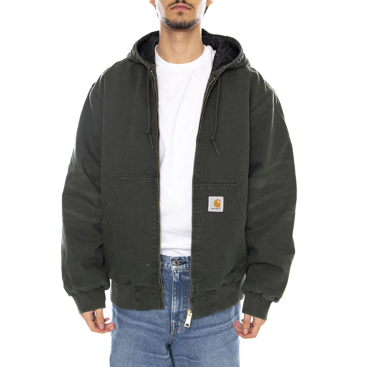 OG Active Jacket Olive - Men's Hooded Jacket Green Men's CARHARTT WIP - Image 2