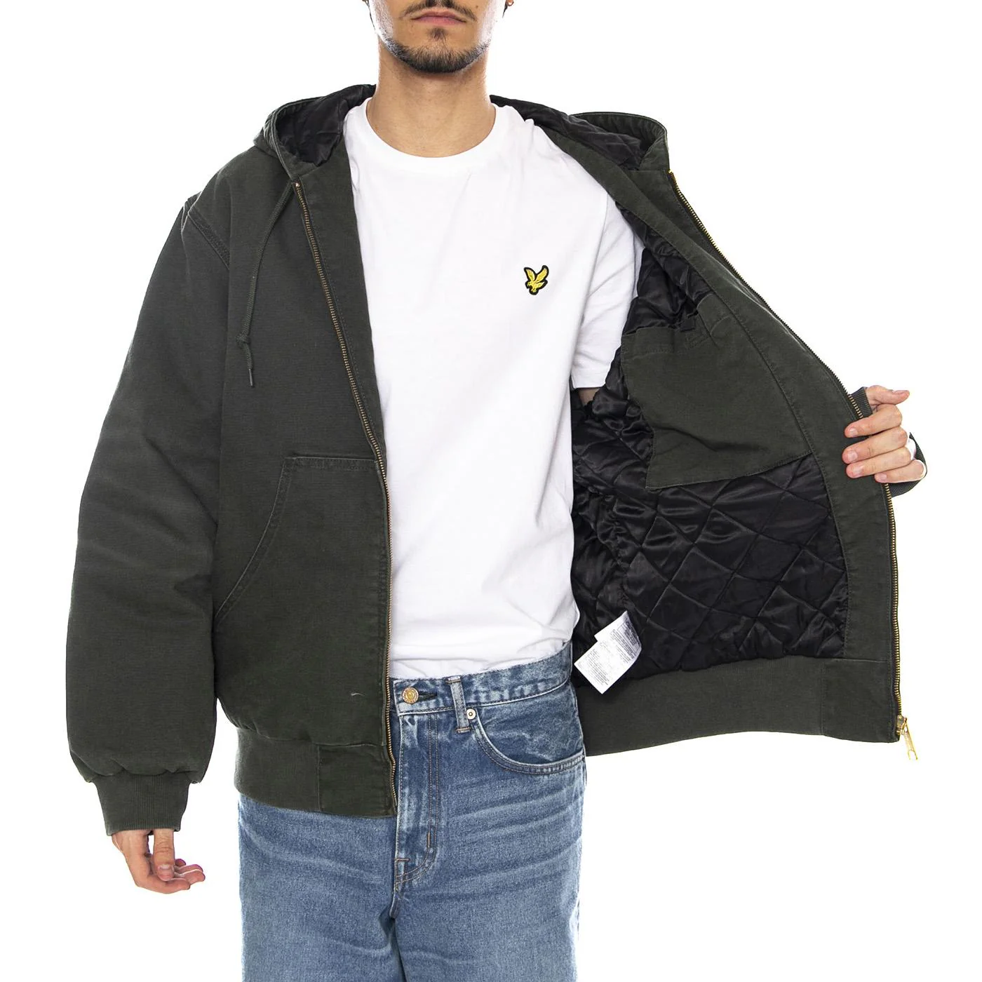 OG Active Jacket Olive - Men's Hooded Jacket Green Men's CARHARTT WIP - Image 4