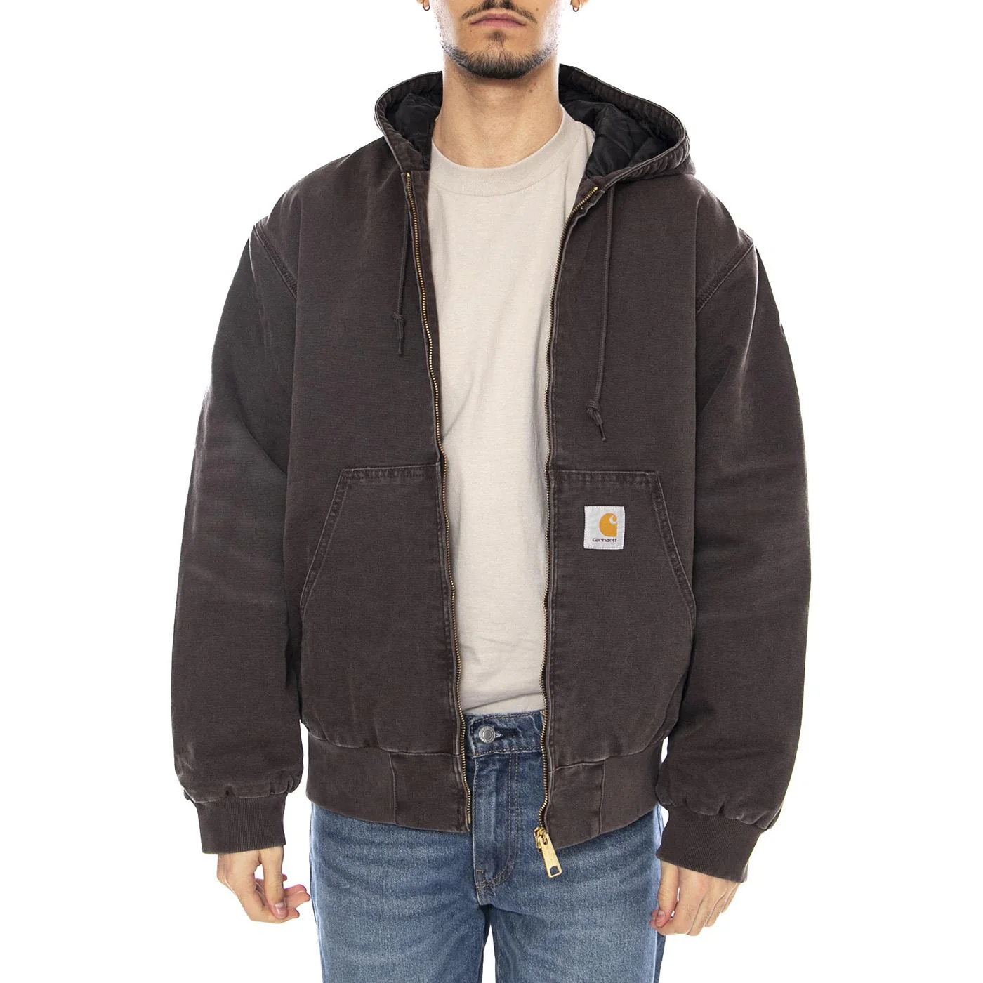 OG Active Jacket Tobacco -- Men's Brown Jacket CARHARTT WIP - Image 2