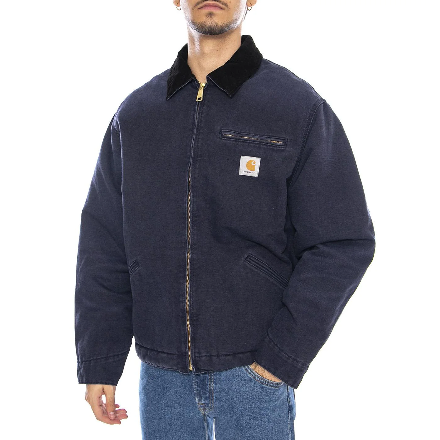 'OG Detroit' Jacket Dark Navy / Black - Men's Jacket Blue Men's CARHARTT WIP