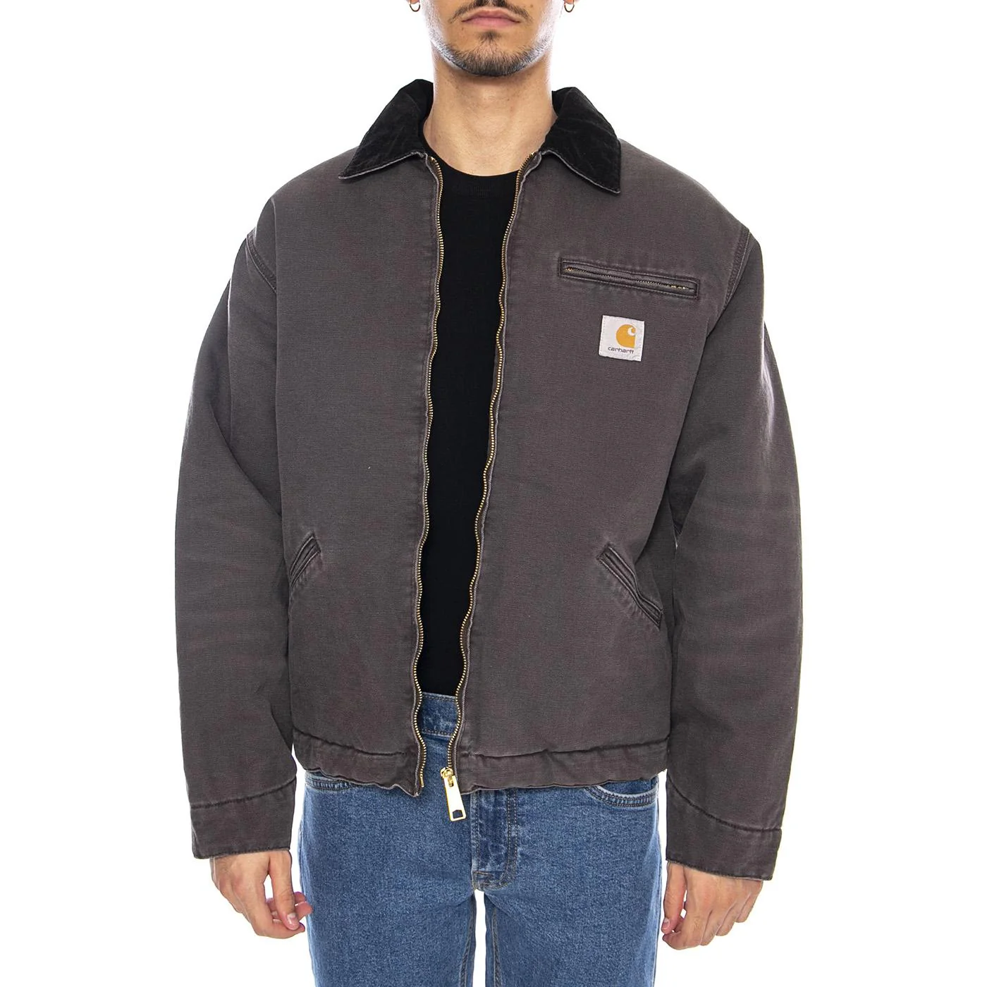 OG Detroit Jacket Tobacco / Black stone canvas - Image 2