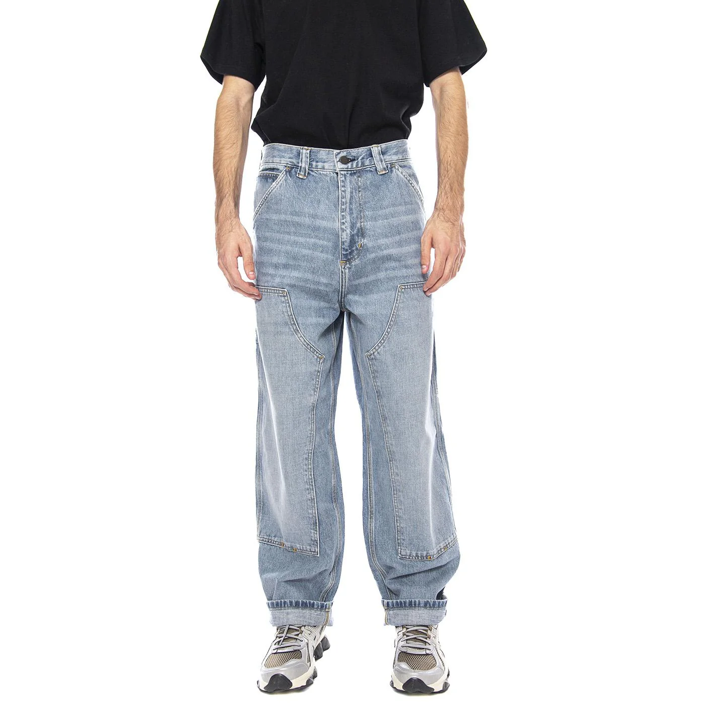OG Double Knee Pant Blue - Men's Denim Jeans Pants Blue Man CARHARTT WIP - Image 2