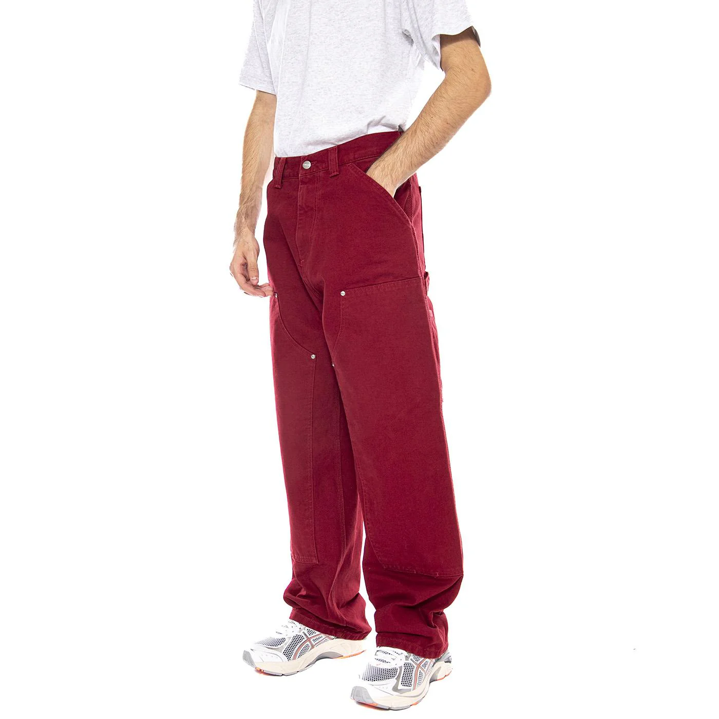 OG Double Knee Pant Scarlet - Men's Bordeaux Carhartt WIP Pants
