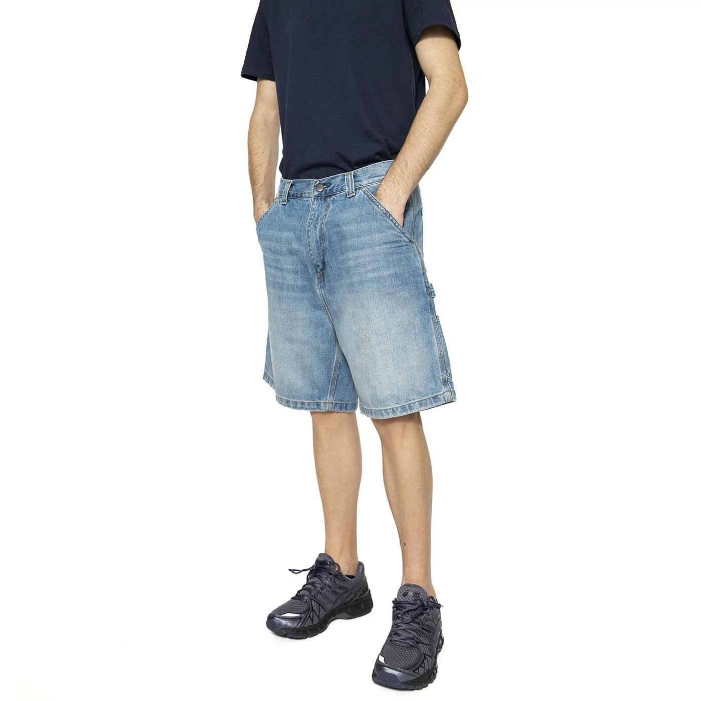 OG Single Knee Short Blue