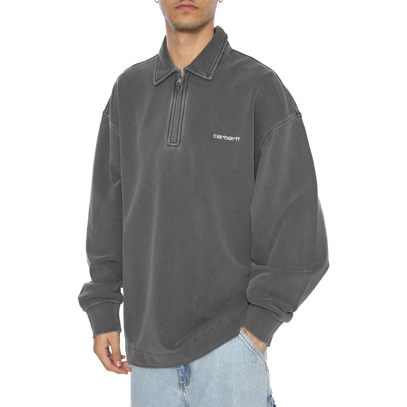 Piqué Script Sweat Black / White - Image 2
