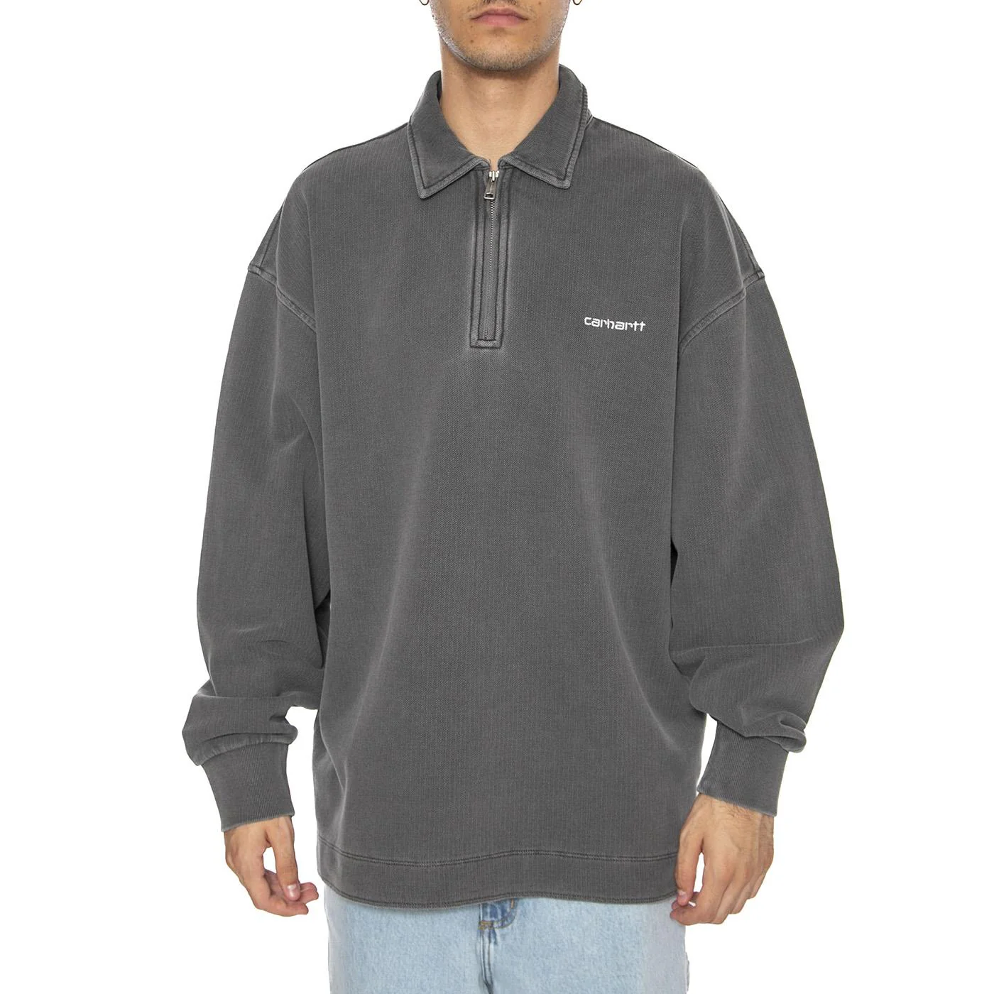 Piqué Script Sweat Black / White - Image 3