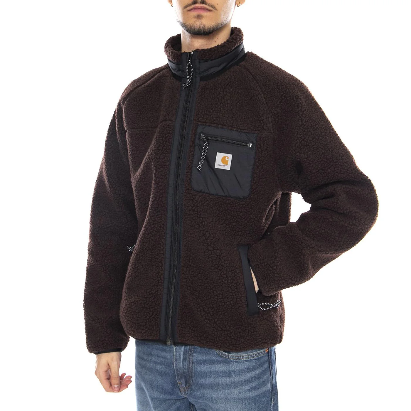 Prentis Liner Palisander / Black -- Men's Brown Jacket CARHARTT WIP