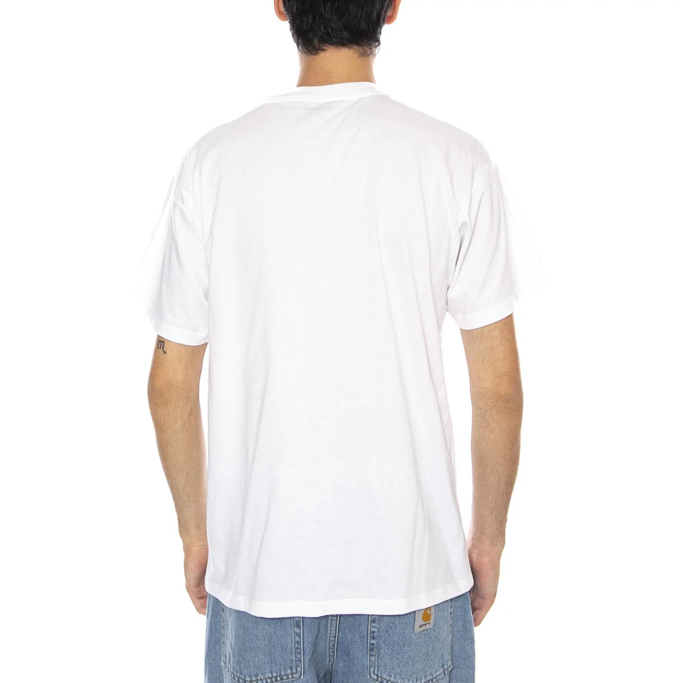 S/S Beaker T-Shirt White - Men's Crew Neck T-Shirt White Men's CARHARTT WIP - Image 3
