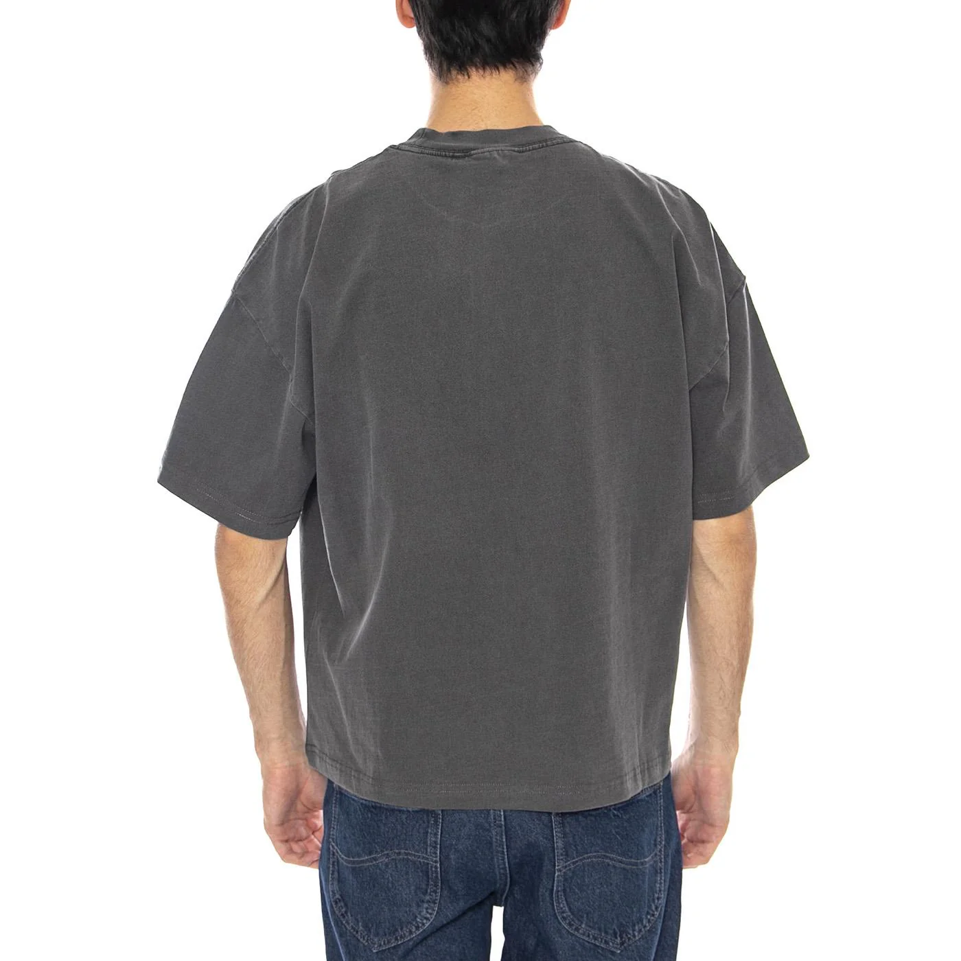 S/S Benton T-Shirt Graphite - Men's Crew Neck T-Shirt Grey Men's CARHARTT WIP - Image 3