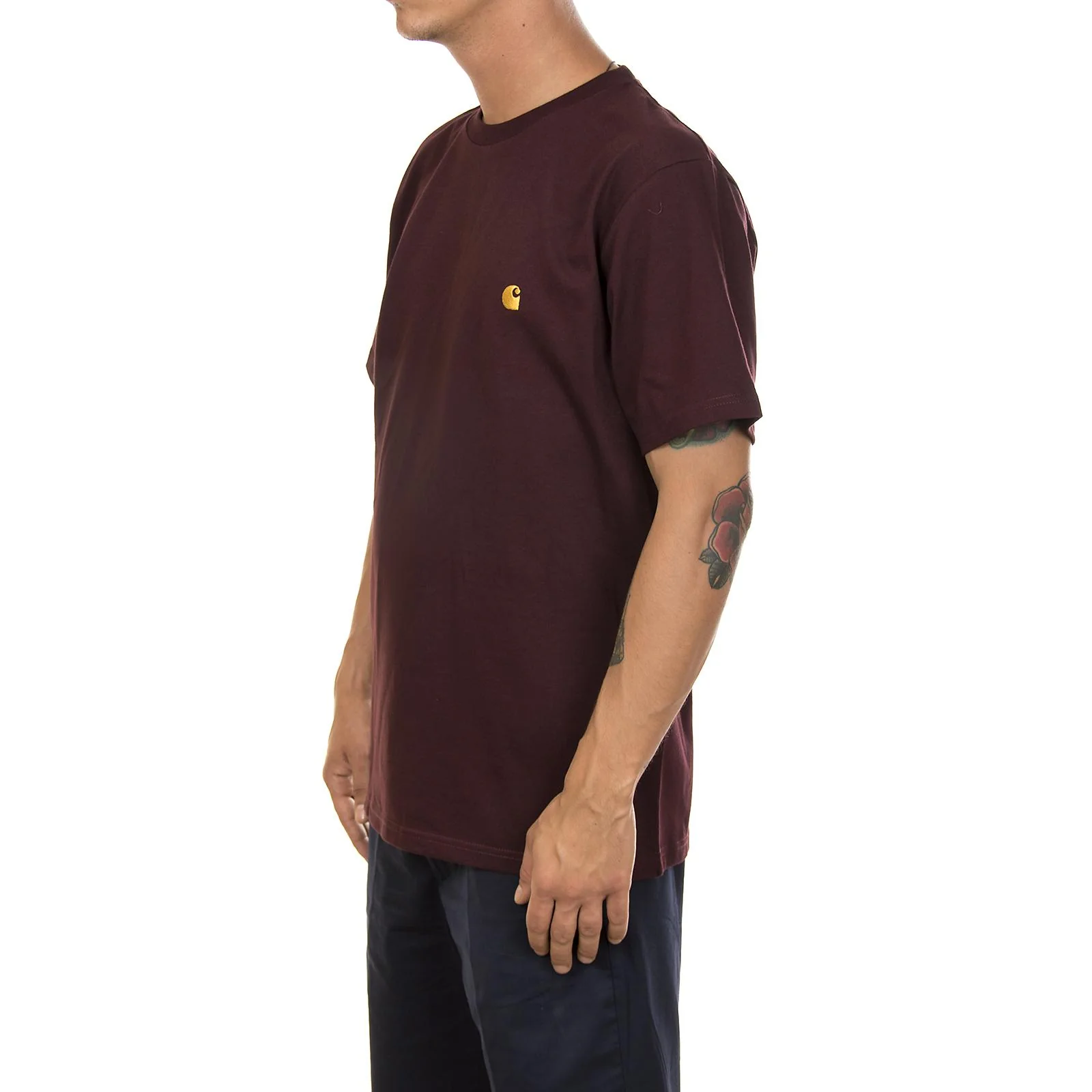 S/S Chase T-Shirt Amarone Heather / Gold - Image 2