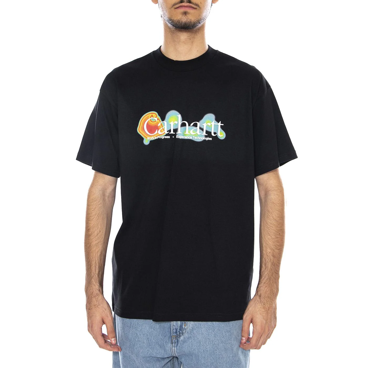S/S Experiential T-Shirt Black - Men's Crew Neck T-Shirt Black CARHARTT WIP - Image 2