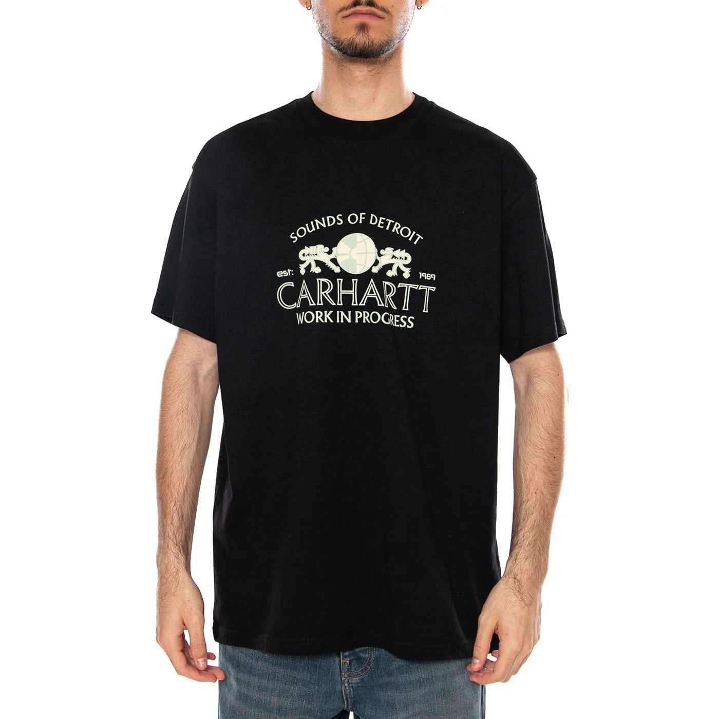 S/S Gatecrasher T-Shirt Black - CARHARTT WIP Men's Crew Neck T-Shirt - Image 2