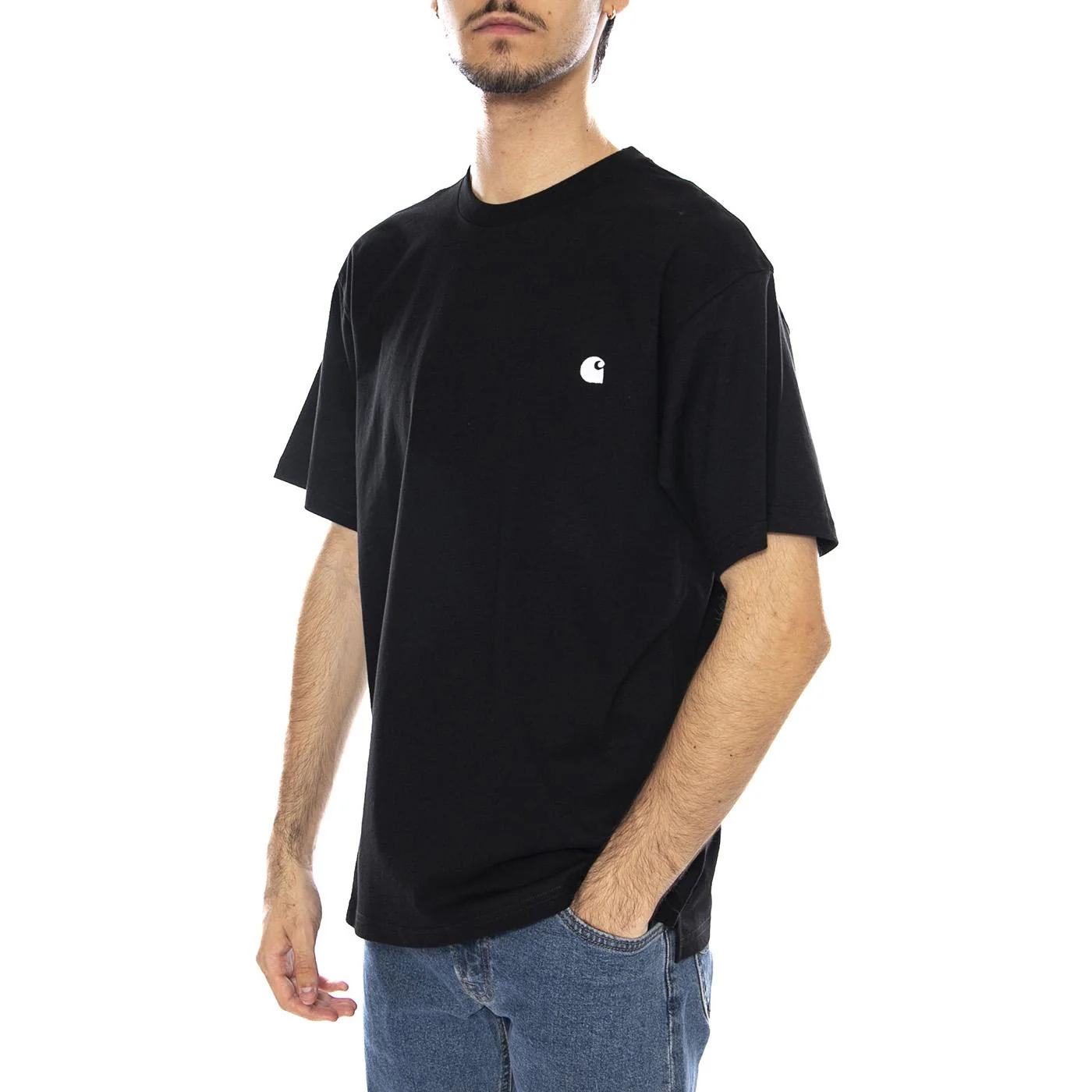 S/S Madison T-Shirt Black / Wax - Men's Crew Neck T-Shirt Black CARHARTT WIP