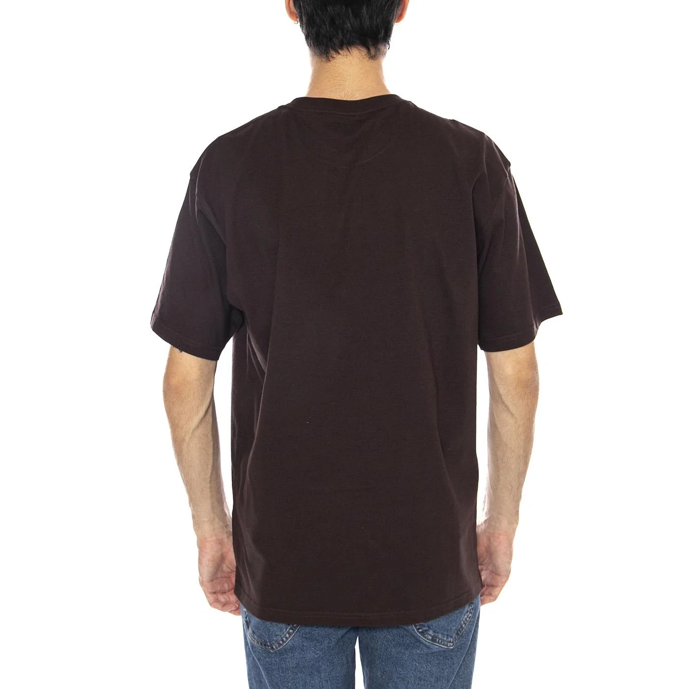 S/S Madison T-Shirt Palisander / Wax - Men's Crew Neck T-Shirt Brown CARHARTT WIP - Image 3