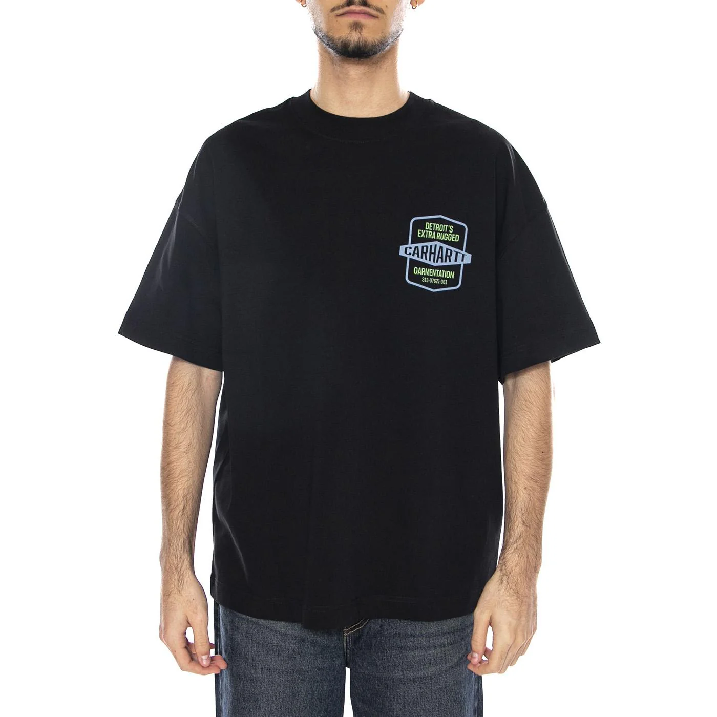 S/S Networks -- CARHARTT WIP Men's Black T-Shirt - Image 2