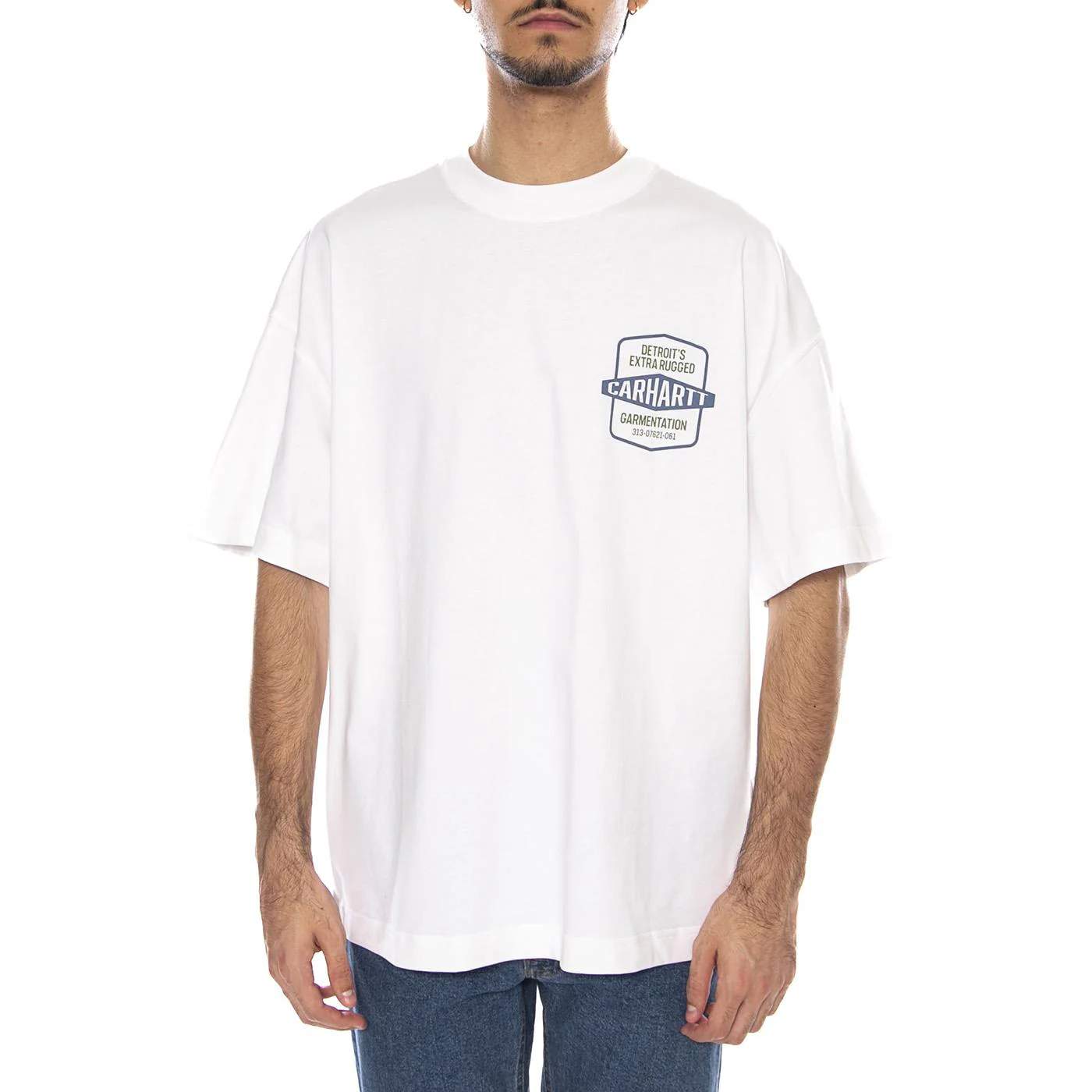 S/S Networks T-Shirt White - Men's Crew Neck T-Shirt White CARHARTT WIP - Image 2