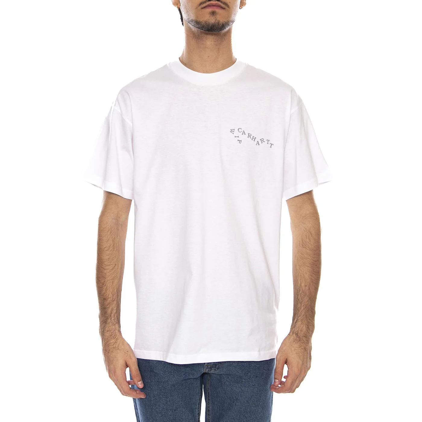 S/S Okniceok 01 T-Shirt White - Men's Crew Neck T-Shirt White CARHARTT WIP - Image 2
