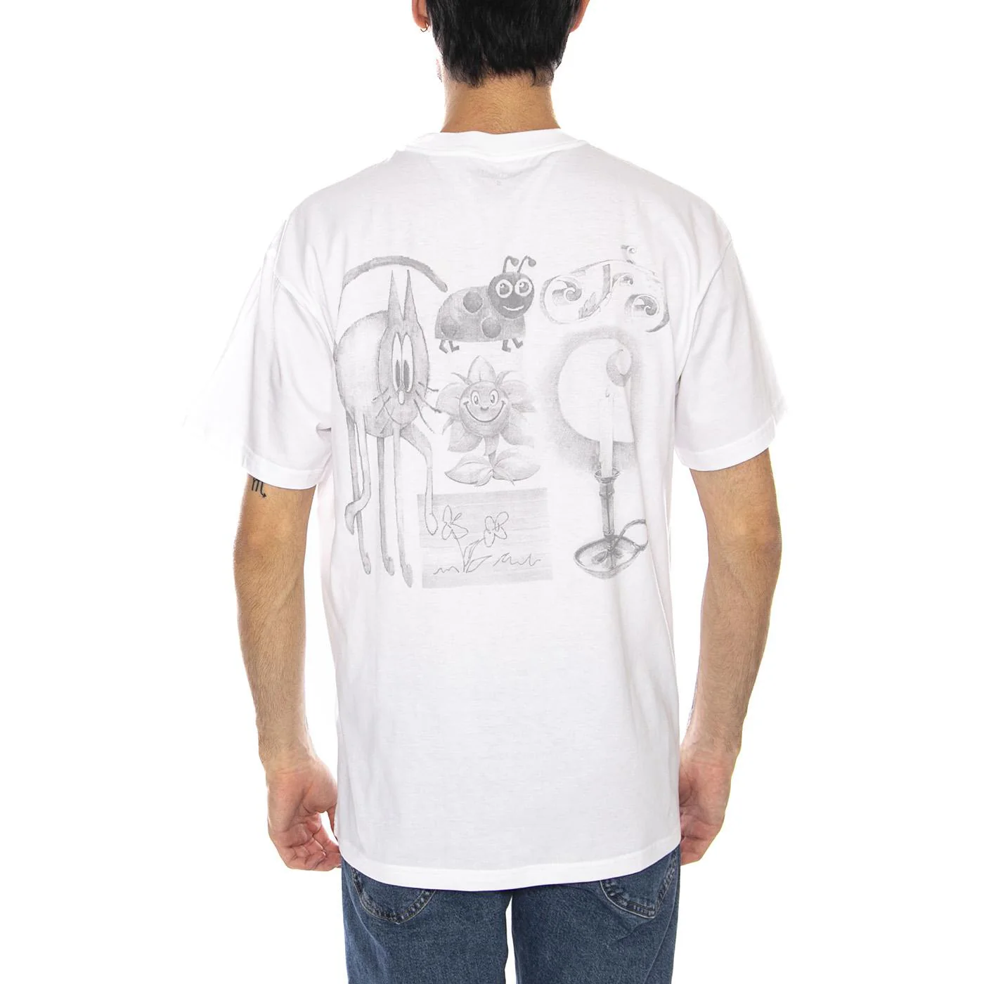 S/S Okniceok 01 T-Shirt White - Men's Crew Neck T-Shirt White CARHARTT WIP - Image 3