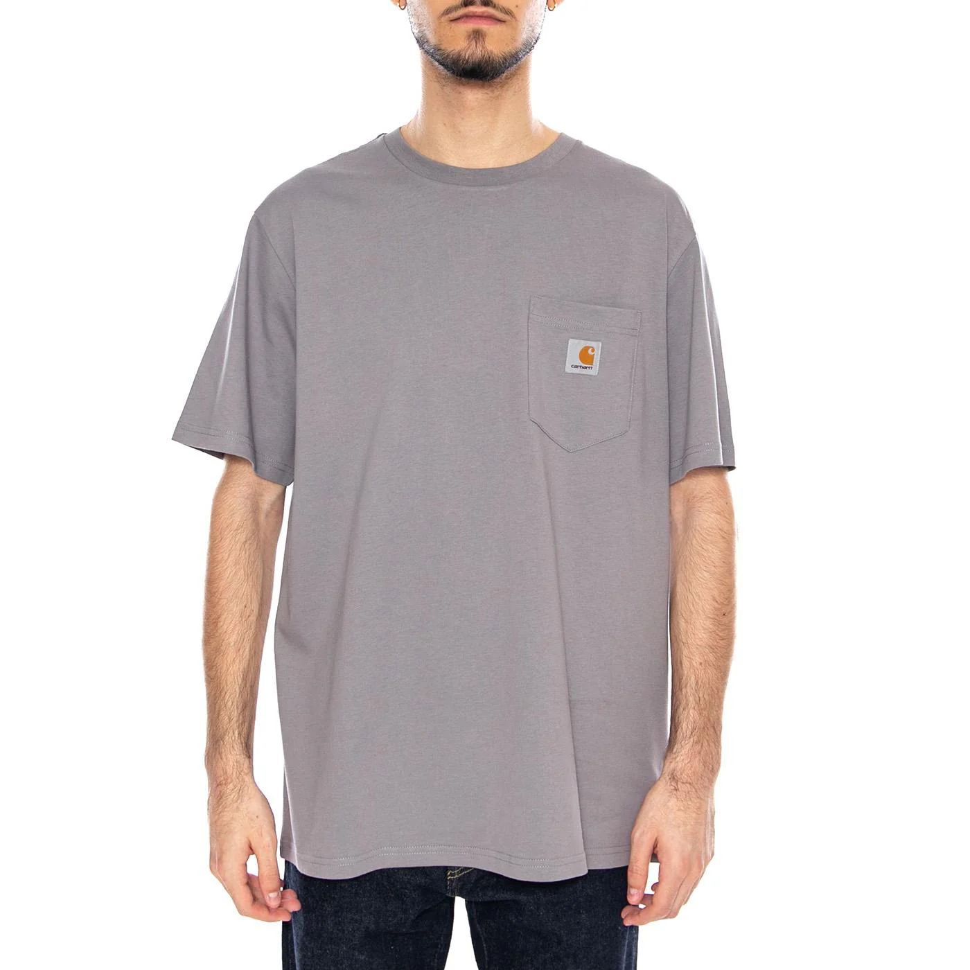 S/S Pocket T-Shirt Yosemite - Men's Crew Neck T-Shirt Green Men's CARHARTT WIP - Image 2