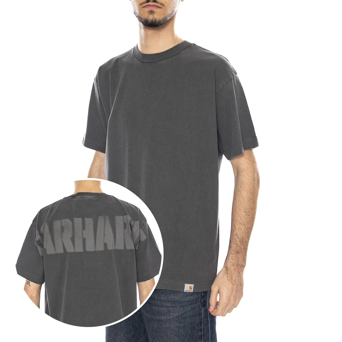 S/S RGGD T-Shirt -- Men's Black T-Shirt CARHARTT WIP