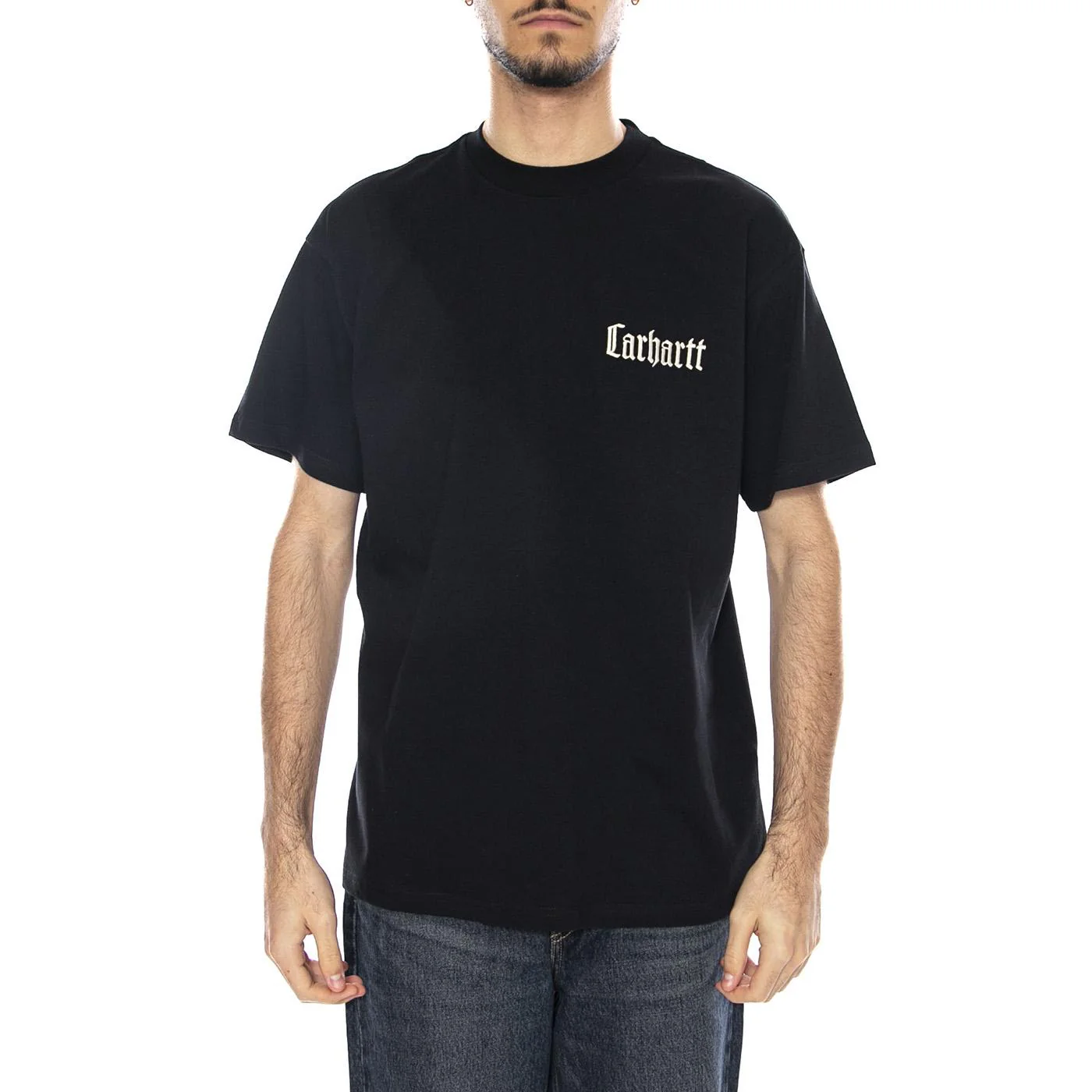 S/S Schooling T-Shirt -- Men's Black T-Shirt CARHARTT WIP - Image 2