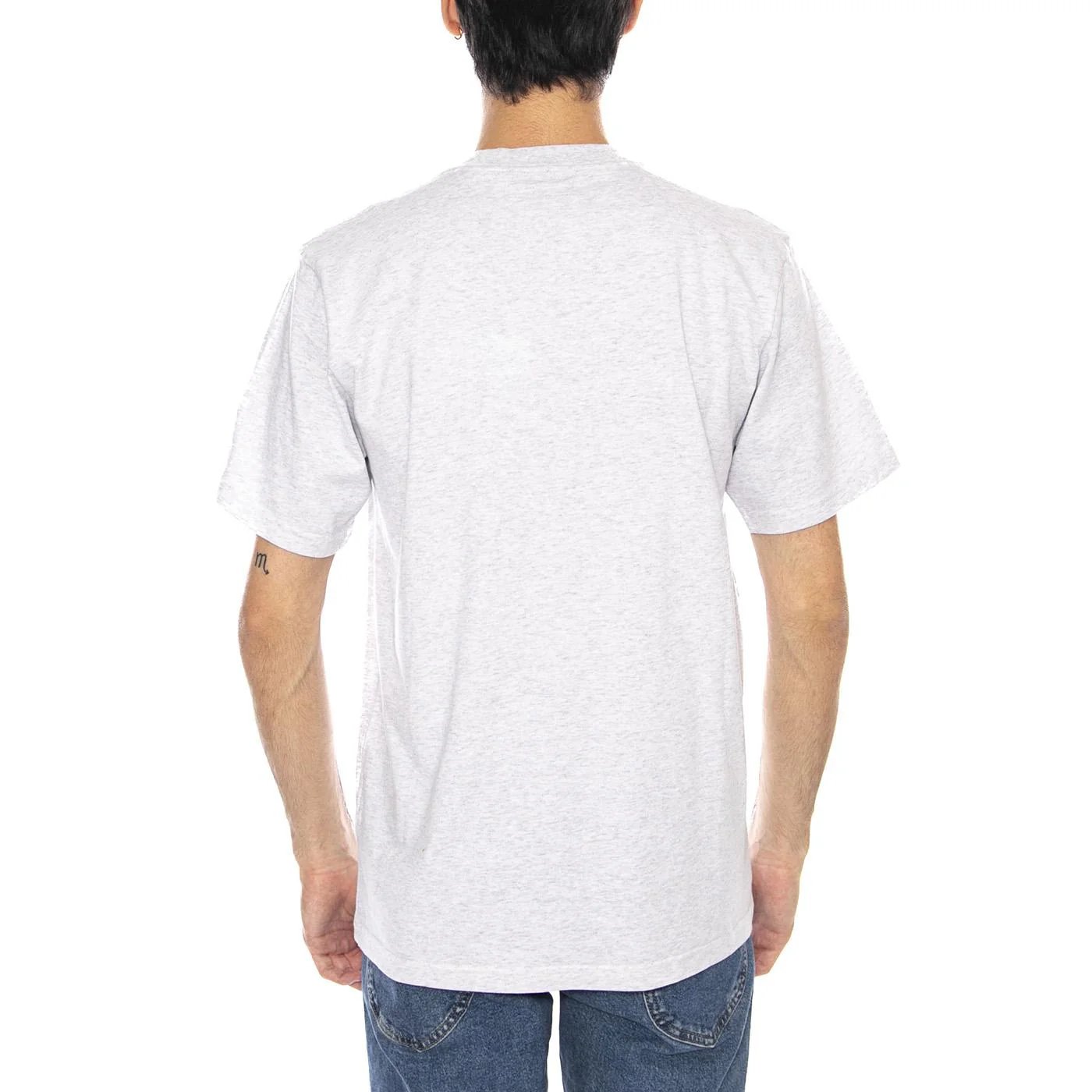 S/S Script T-Shirt Ash Heather / Rondo Men's CARHARTT WIP - Image 3
