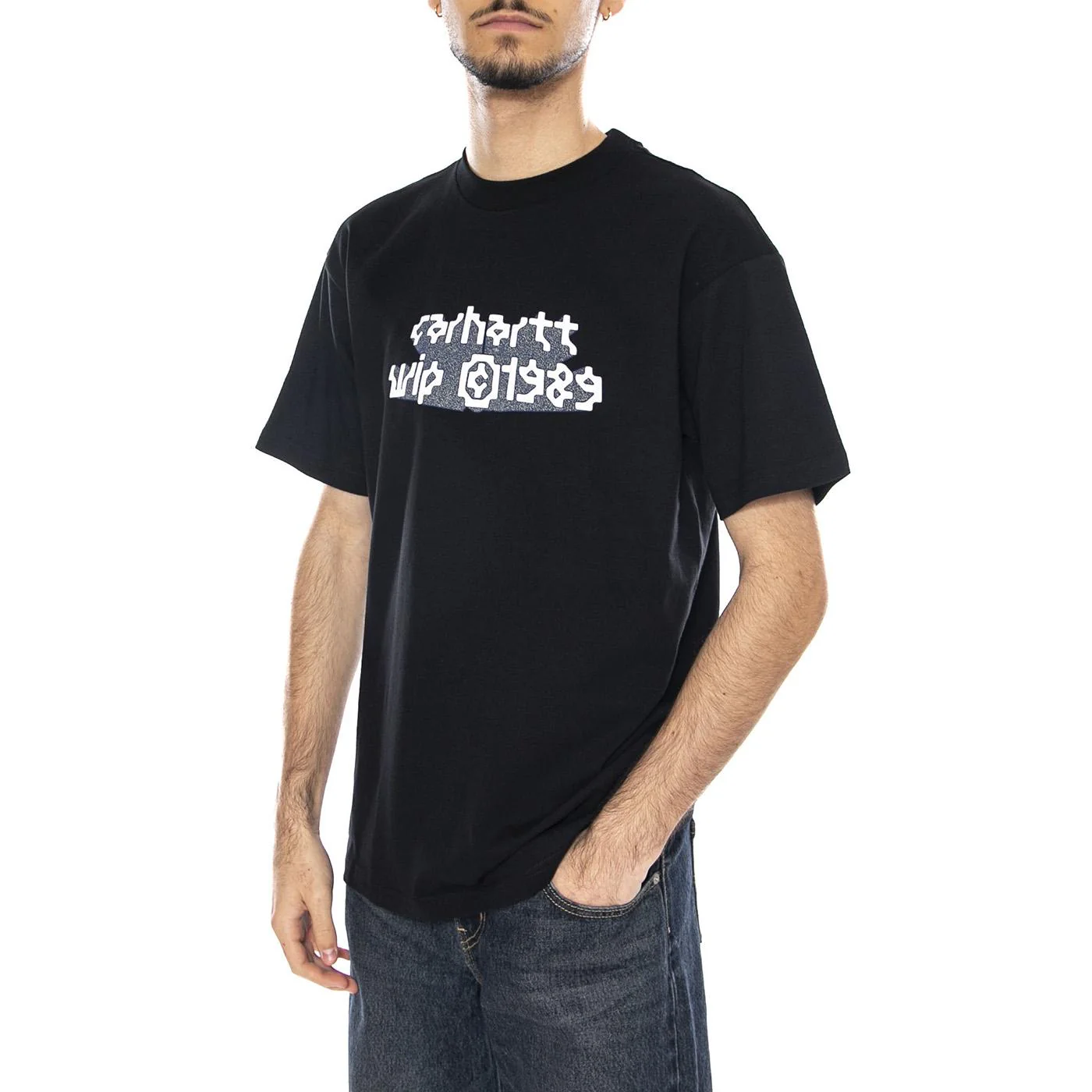 S/S Tetra T-Shirt -- Men's Black T-Shirt CARHARTT WIP