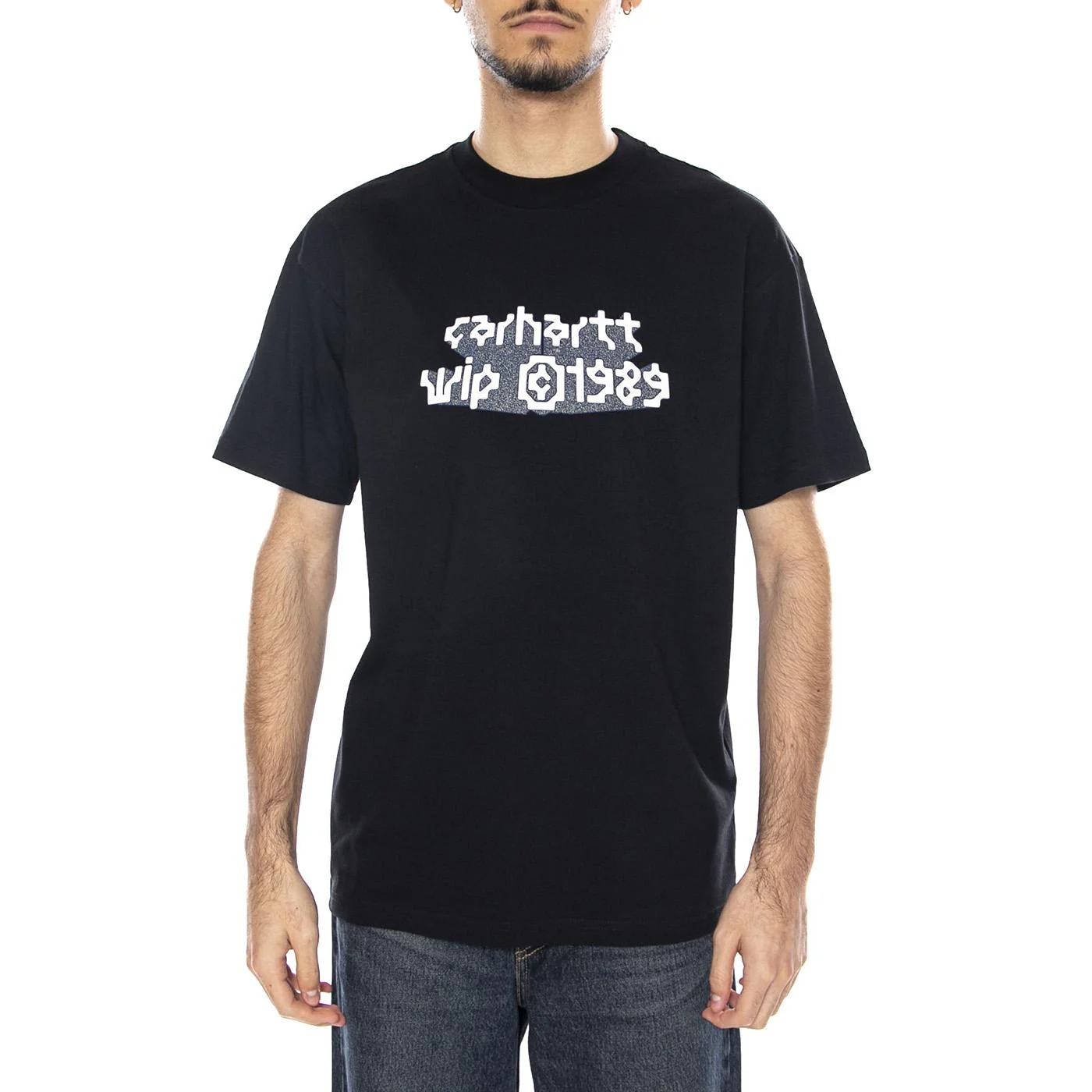 S/S Tetra T-Shirt -- Men's Black T-Shirt CARHARTT WIP - Image 2