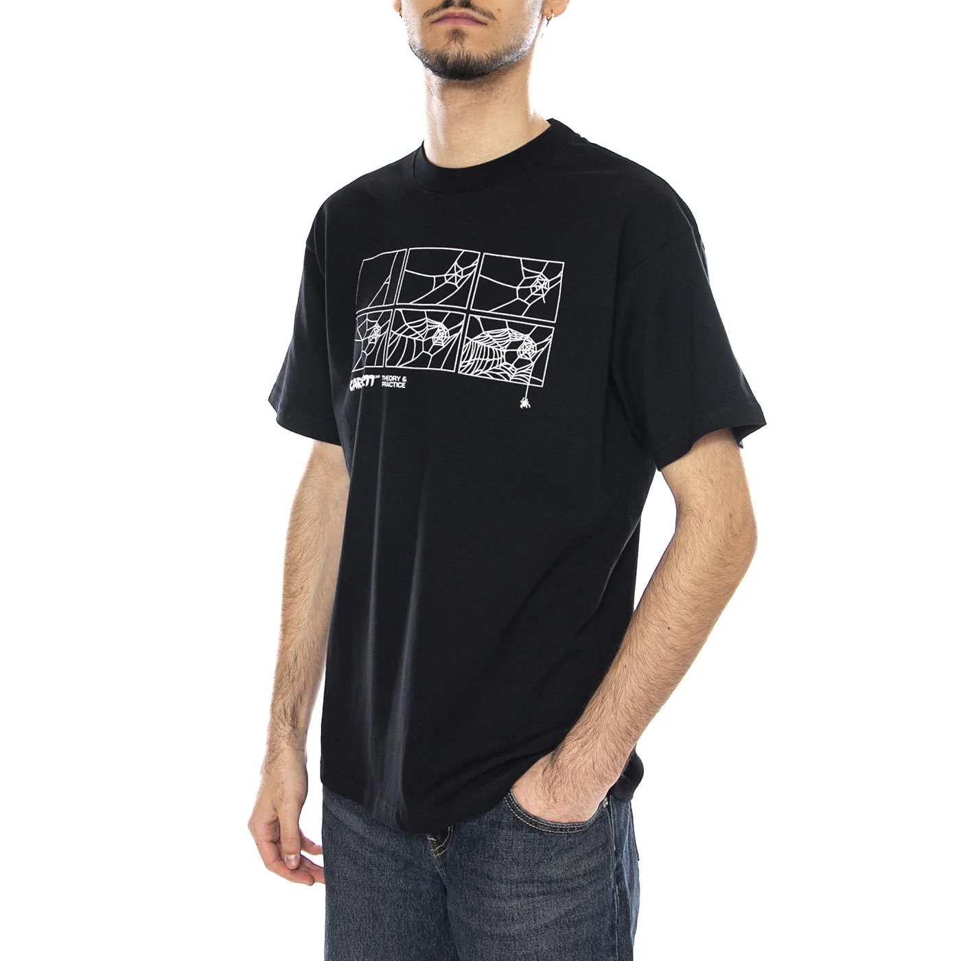 S/S Theory And Practice T-Shirt -- Black Men's T-Shirt CARHARTT WIP