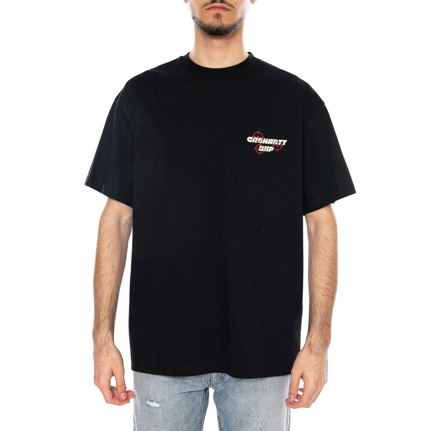 S/S Wiptopia T-Shirt Black - Men's Crew Neck T-Shirt Black CARHARTT WIP - Image 2